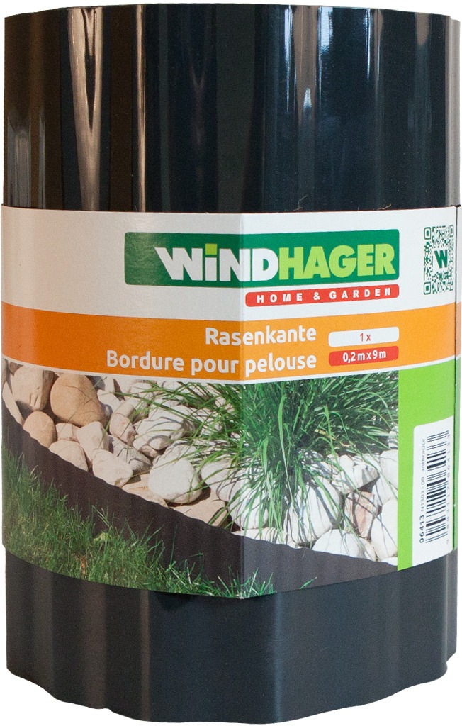 Windhager Rasenkante anthrazit