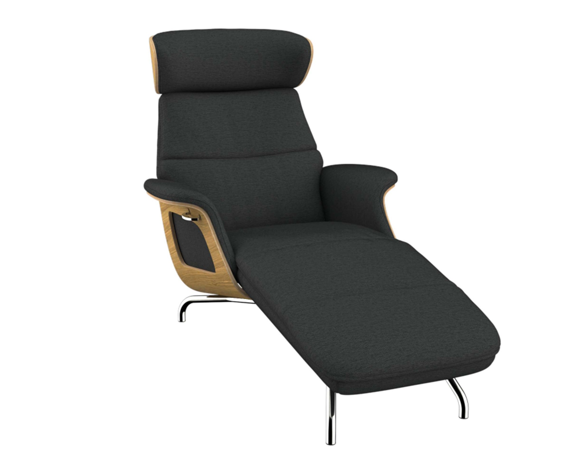 FLEXLUX Loungesessel »Clement Chaislongue, Relaxstuhl, Liegesessel,«, Rücke günstig online kaufen