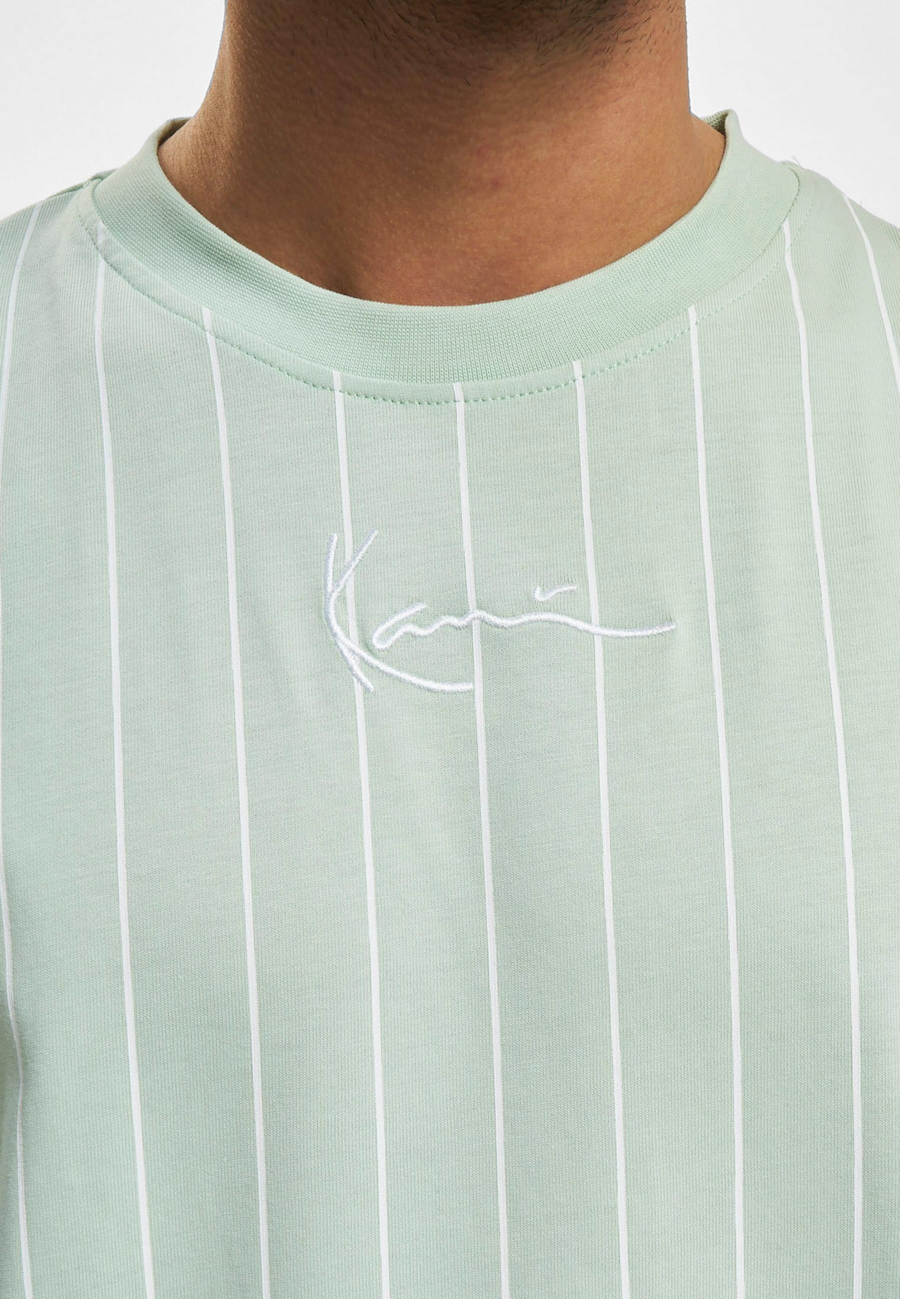 Karl Kani T-Shirt »Karl Kani Herren KM232-019-1 KK Small Signature Pinstripe Tee« 1 Stk.