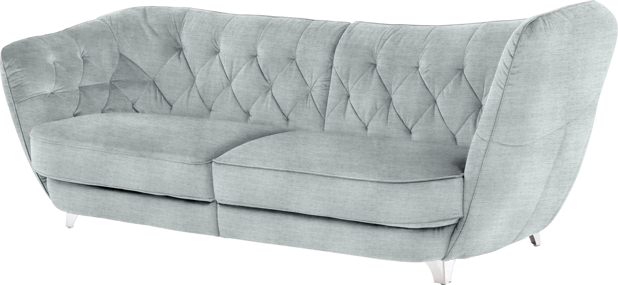Leonique Big-Sofa »Retro«, stylischer Hochlehner günstig online kaufen