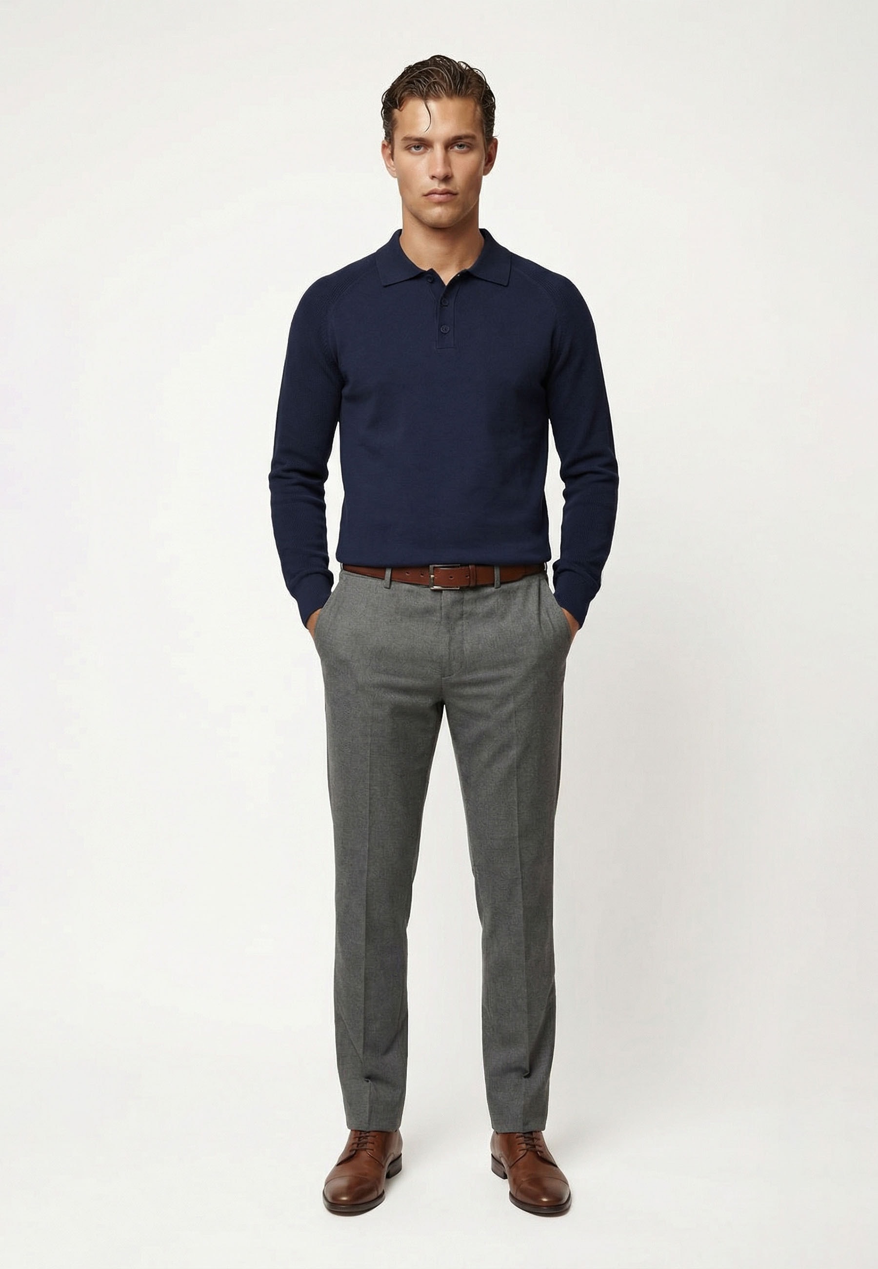 Felix Hardy Polokragenpullover »Pullover mit Polo-Kragen«