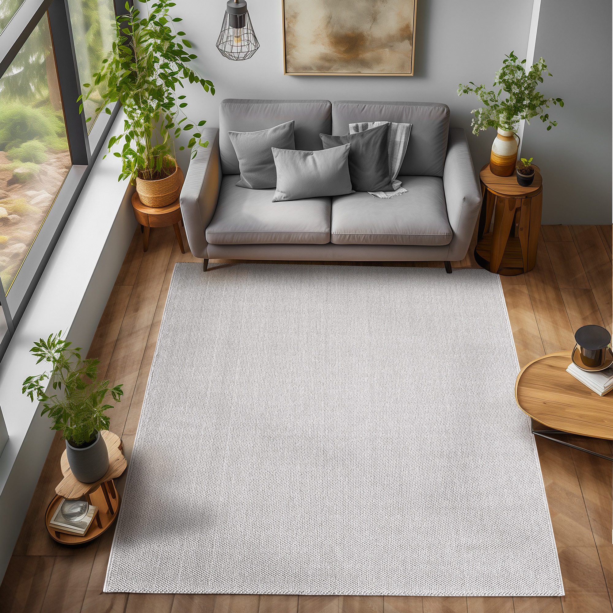 Ayyildiz Teppiche Teppich »LOOM 4300«, rechteckig, 7 mm Höhe, Läufer, Kurzf günstig online kaufen