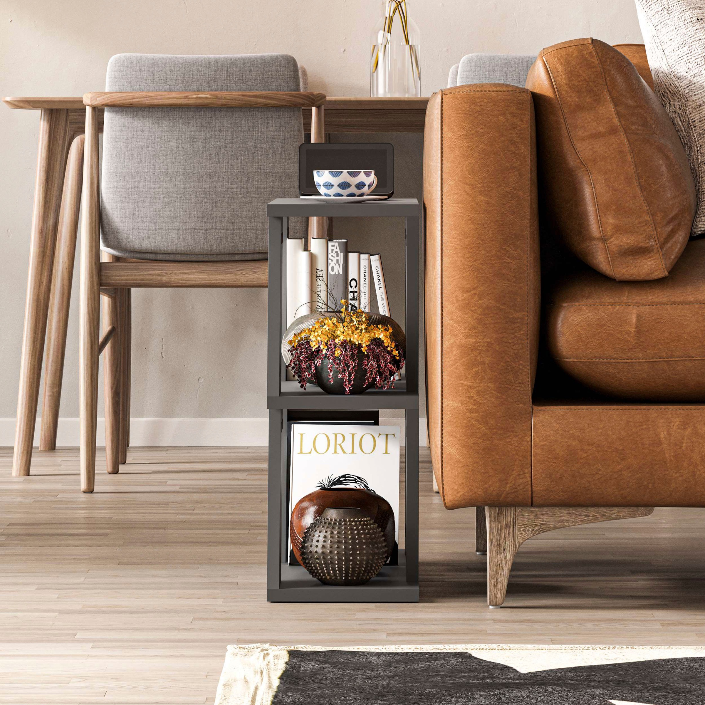 Decortie Beistelltisch »LAZENA BEISTELLTISCH«, (Packung, 1 St.), Leichte Montage, Lagerung, Platzsparend