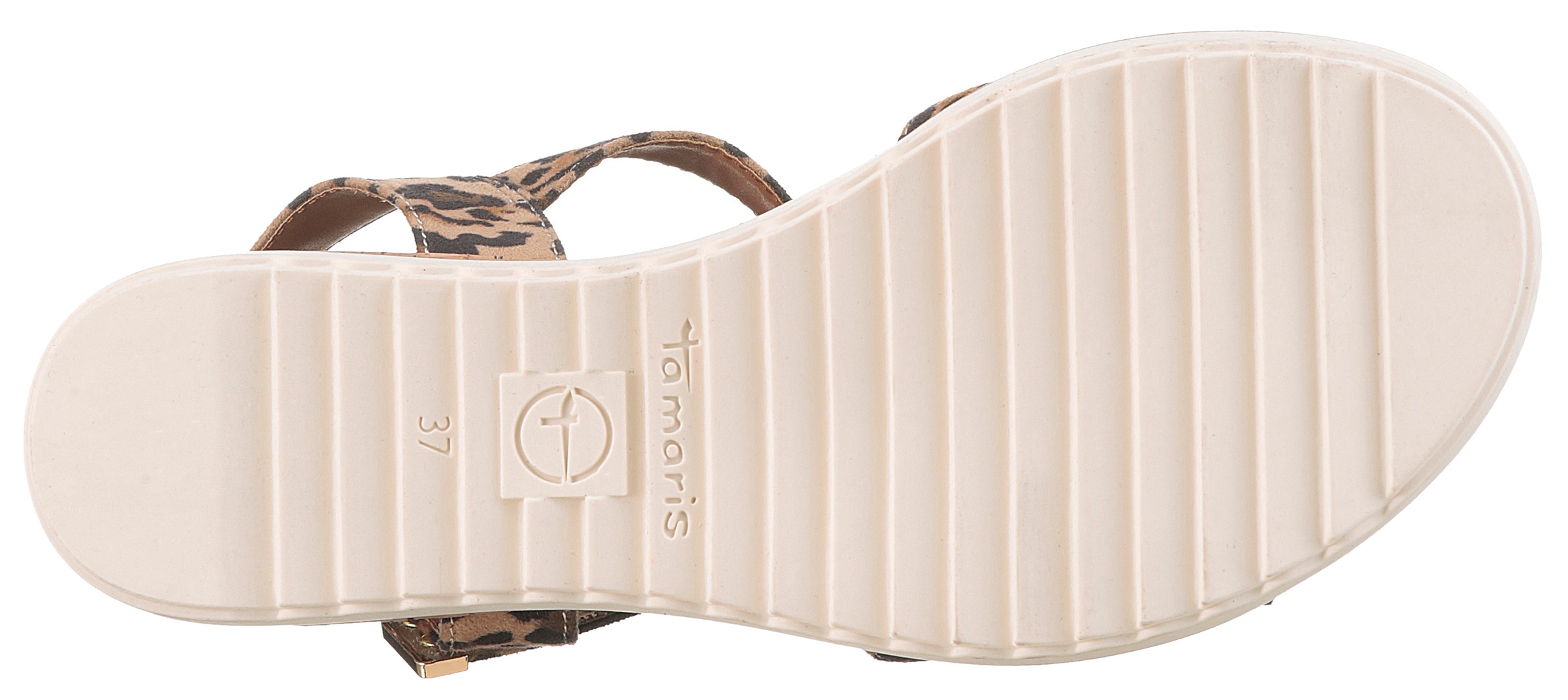 Tamaris Keilsandalette  , Riemchensandale, Sommerschuh in veganer Verarbeitung