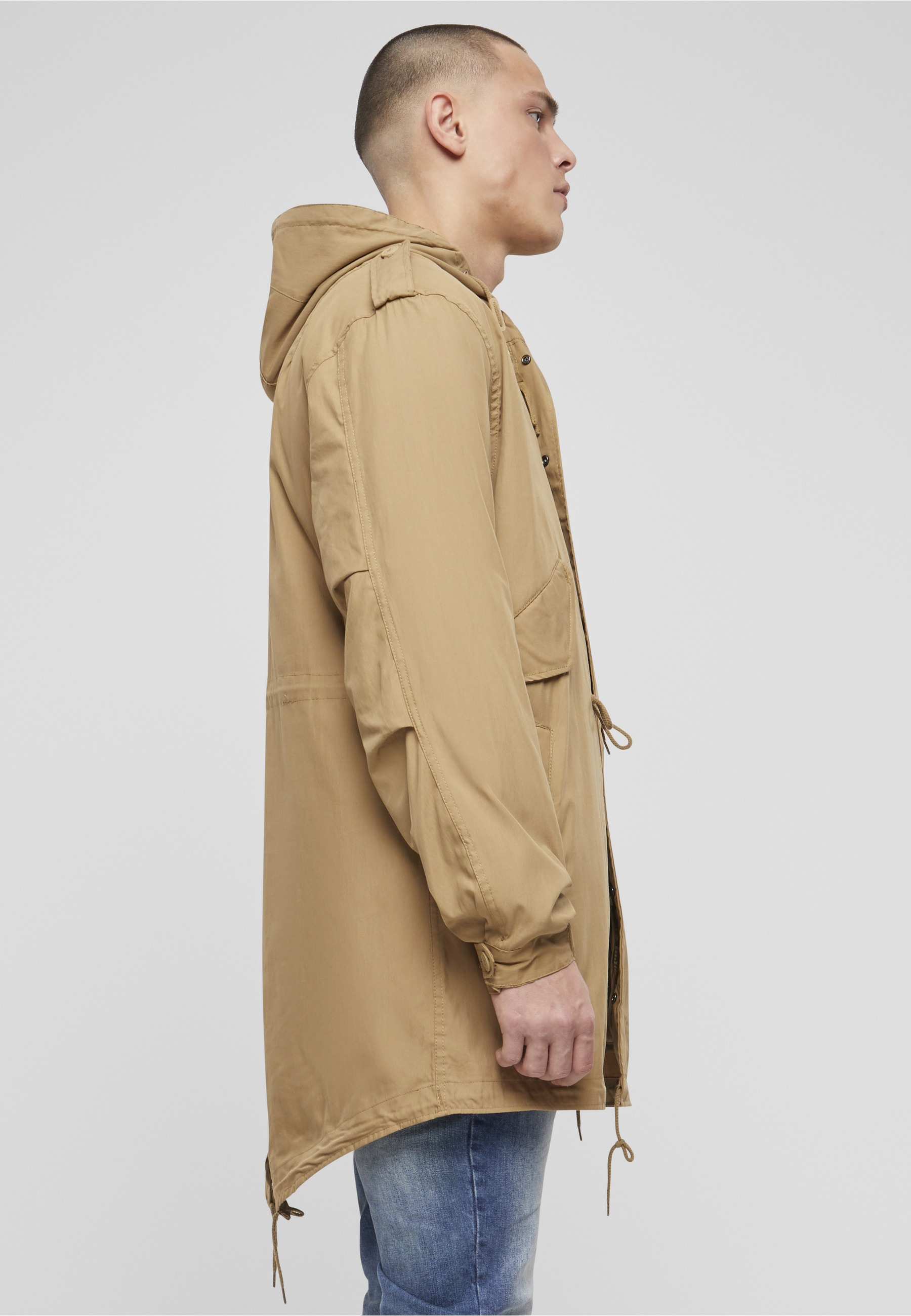 Brandit Winterjacke »Brandit Herren M51 US Parka« 1 Stk. tlg. mit Kapuze