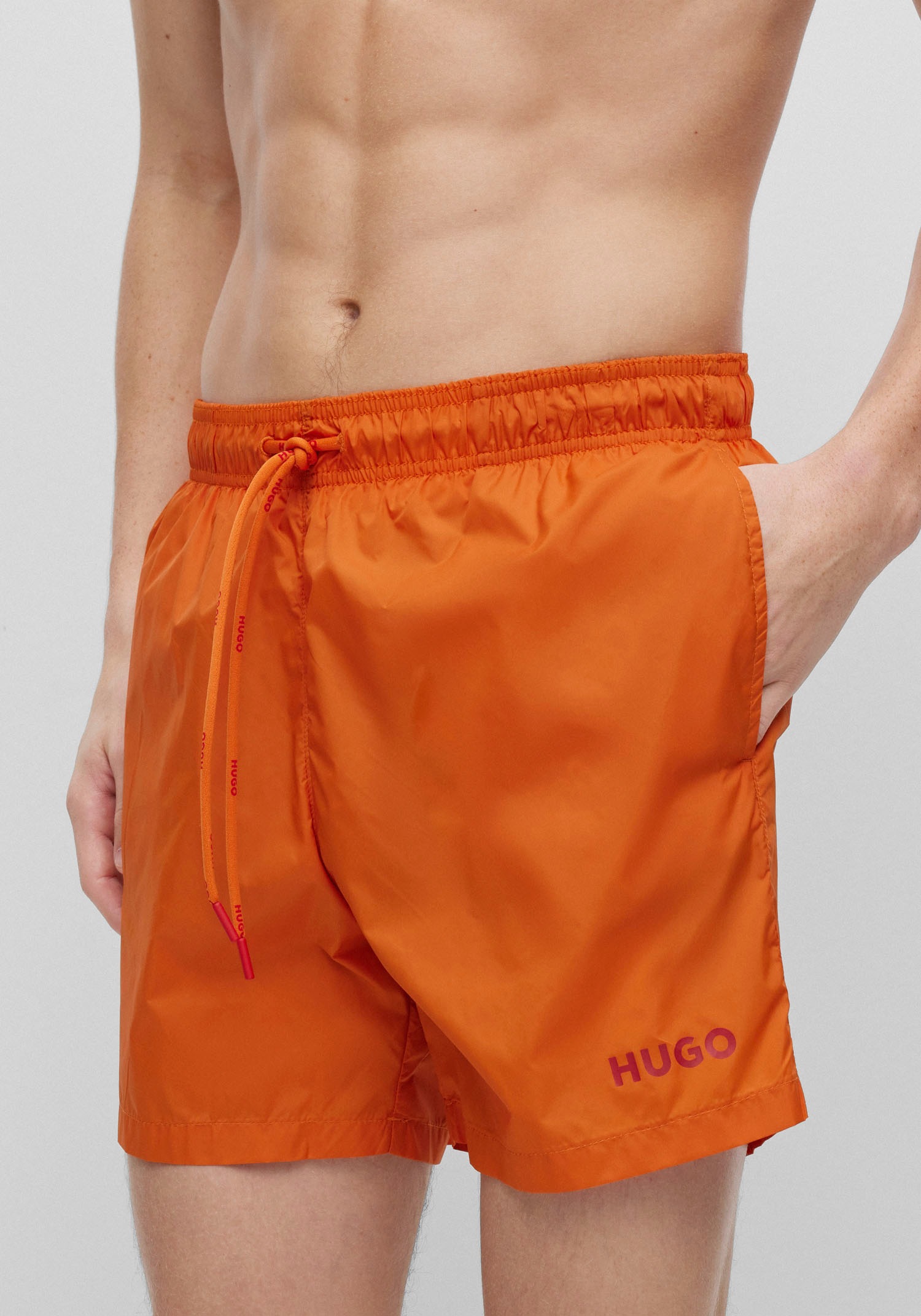 Bild von HUGO Badepants, mit Logo-Kordelzug