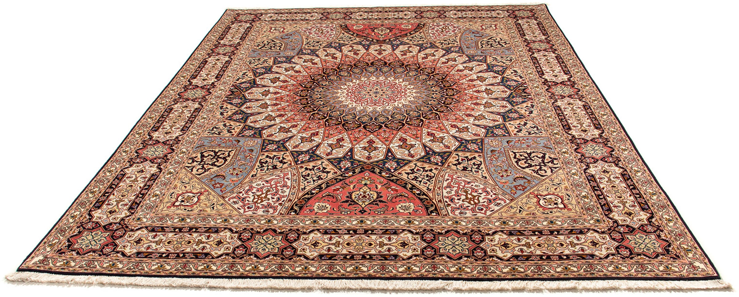 morgenland Orientteppich »Perser - Täbriz - Royal - 258 x 205 cm - hellbrau günstig online kaufen