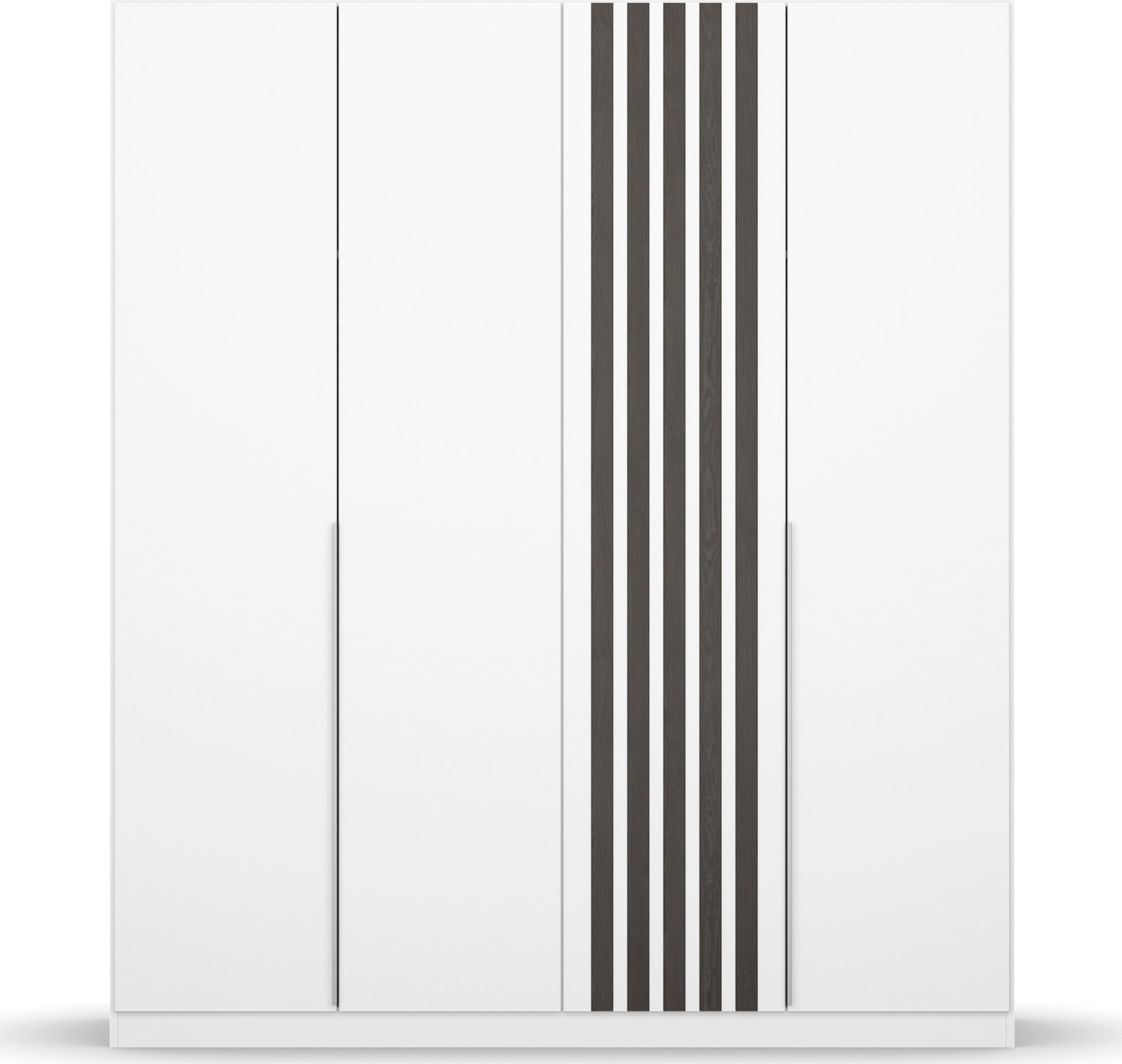 rauch Drehtürenschrank »Kleiderschrank Schrank Garderobe Garderobenschrank LAMELLA«, elegante Lamellen-Auflage in 3D Akustikpaneel Optik MADE IN GERMANY