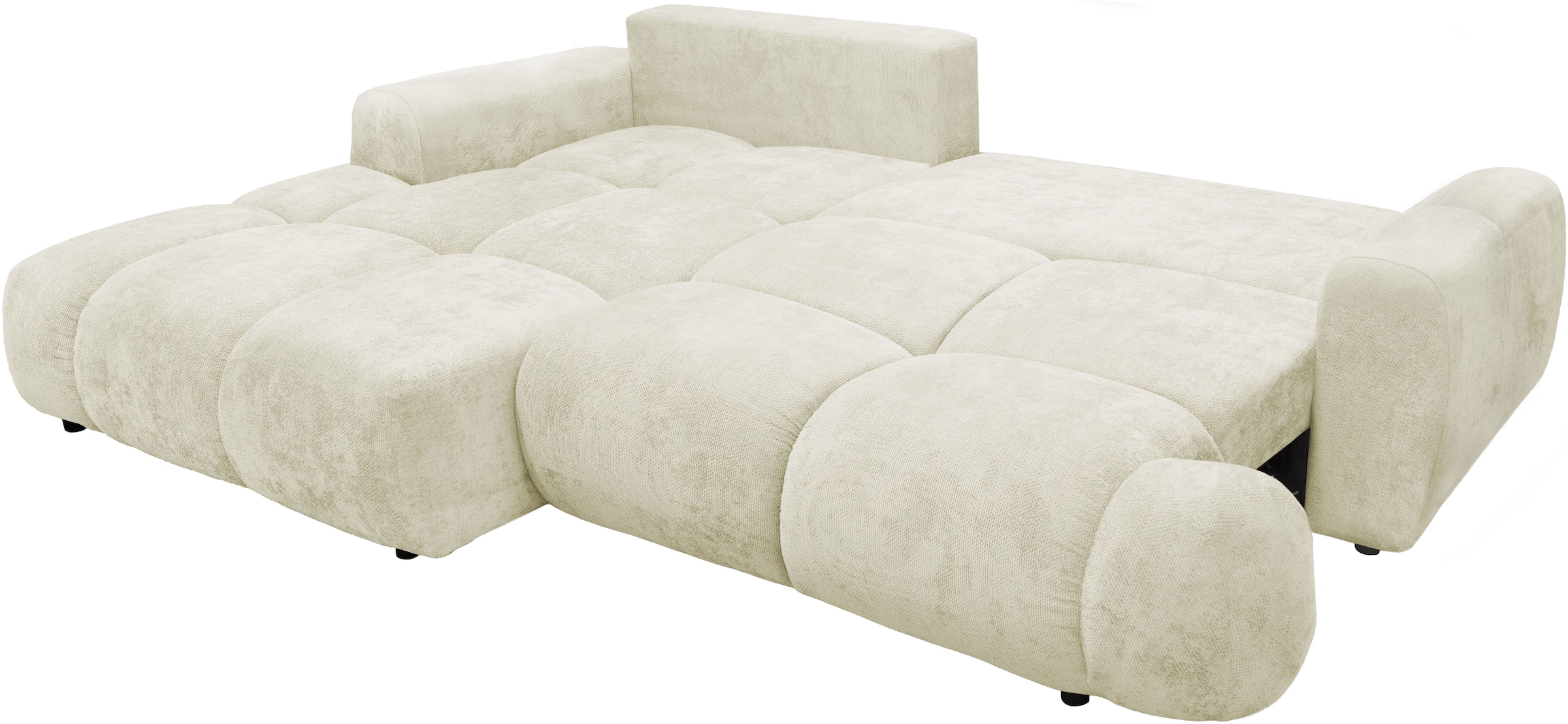 exxpo - sofa fashion Ecksofa inkl. Bettfunktion und Bettkasten,toller Sitzkomfort, Steppung im Sitz