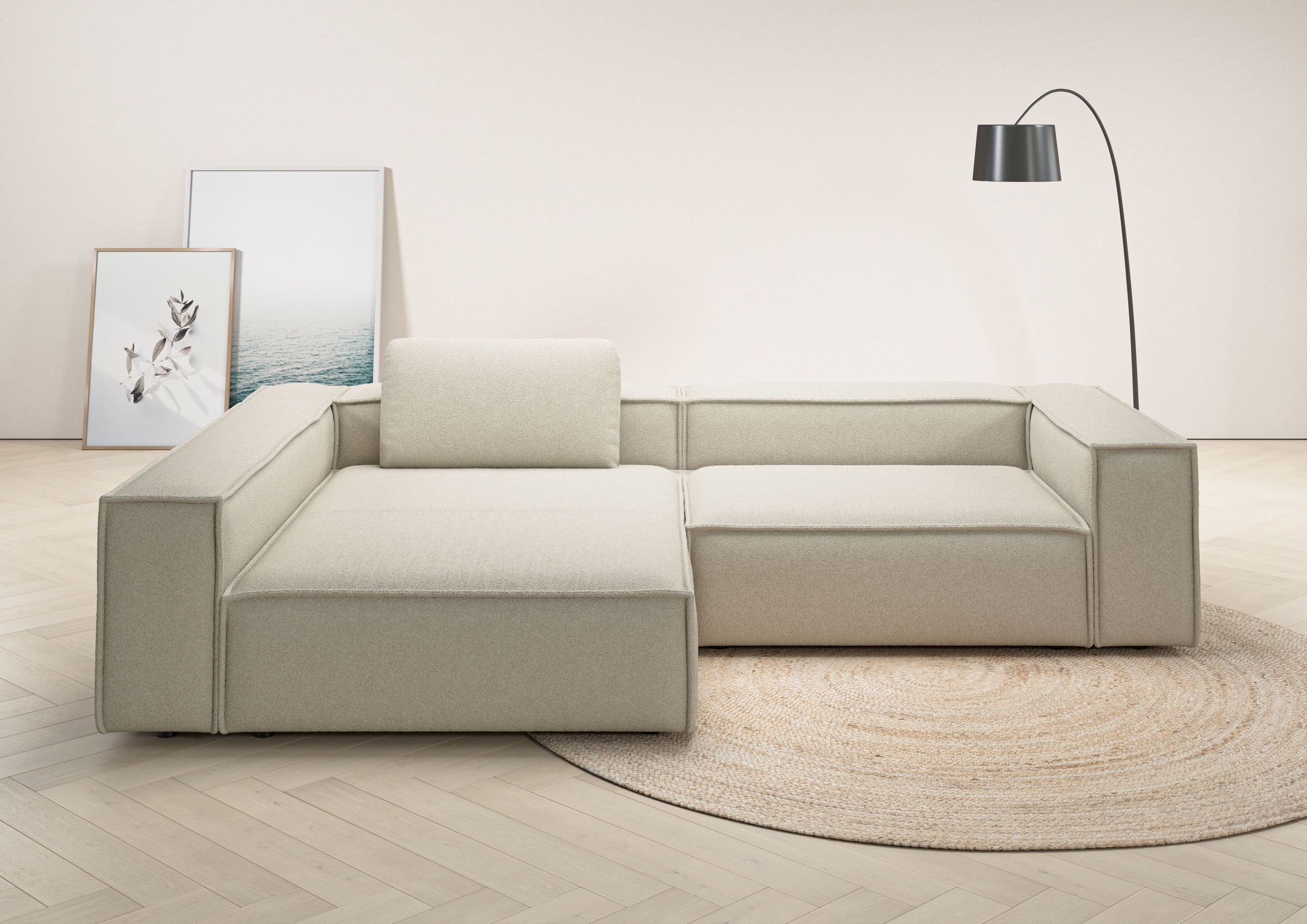 Places of Style Ecksofa »Watertown, moderne XXL L-Form, 306 cm breit«, Komf günstig online kaufen