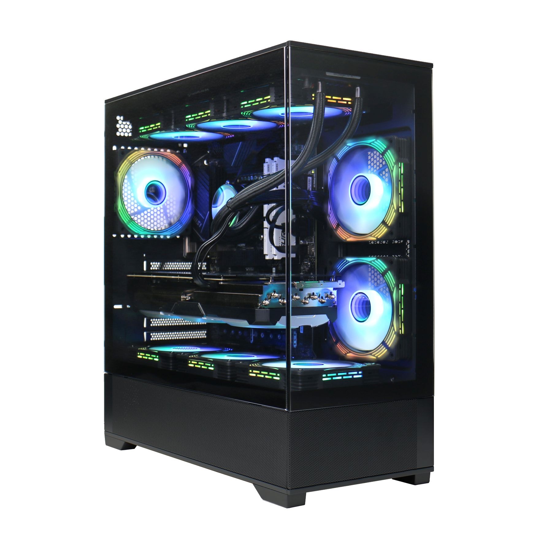 GAMEMAX Gaming-PC »Vista AB 8024 AMD Ryzen 5 9600X 16GB DDR5 1TB SSD RTX 5060Ti« Windows 11, DDR5 RAM, Wasserkühlung
