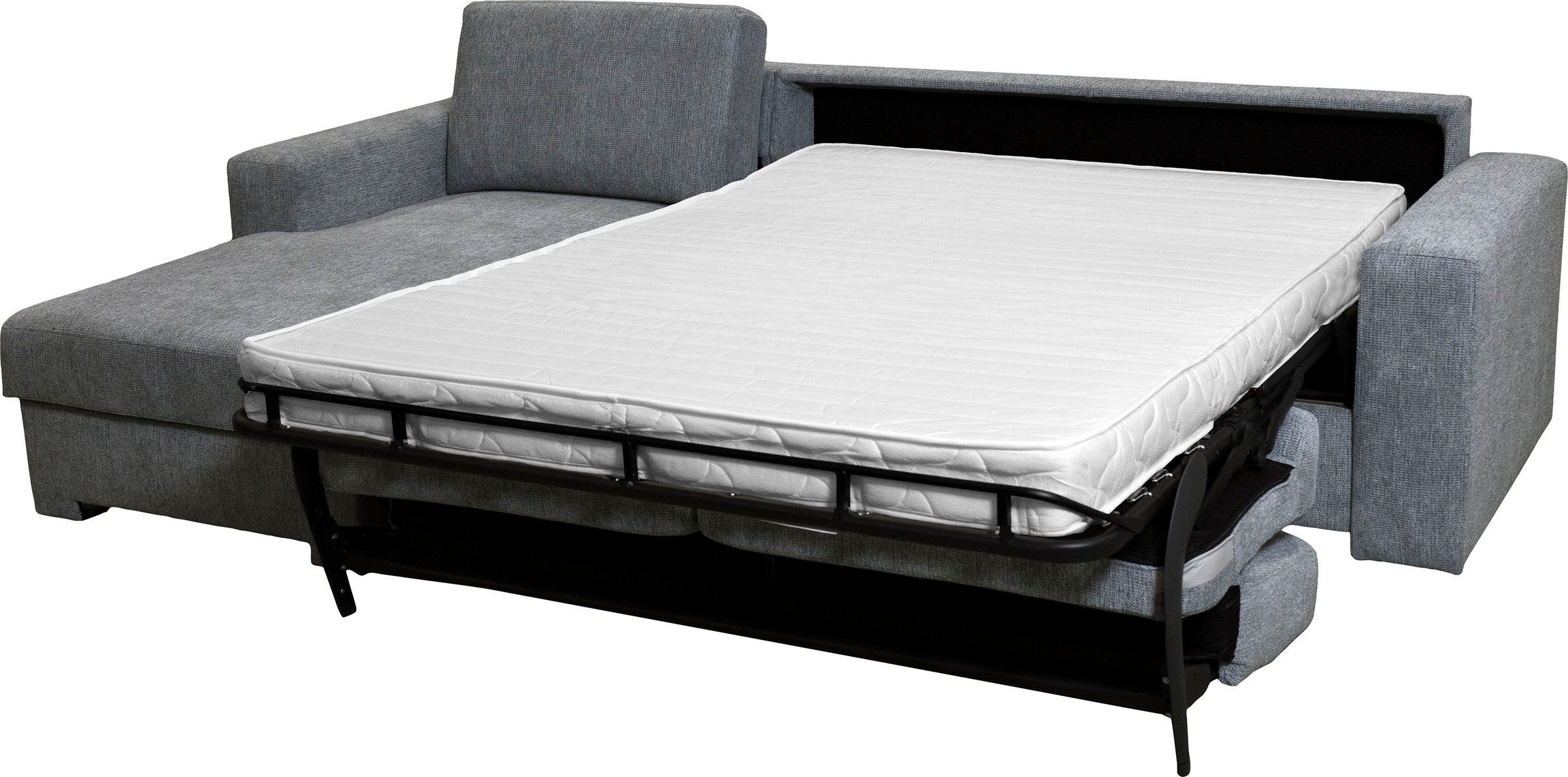 Home affaire Ecksofa »Roma "M" Matratzenhöhe 14 cm, Dauerschlaffunktion, mit Unterfederung,«, Liegemaße ca 143x198 cm, L-Form
