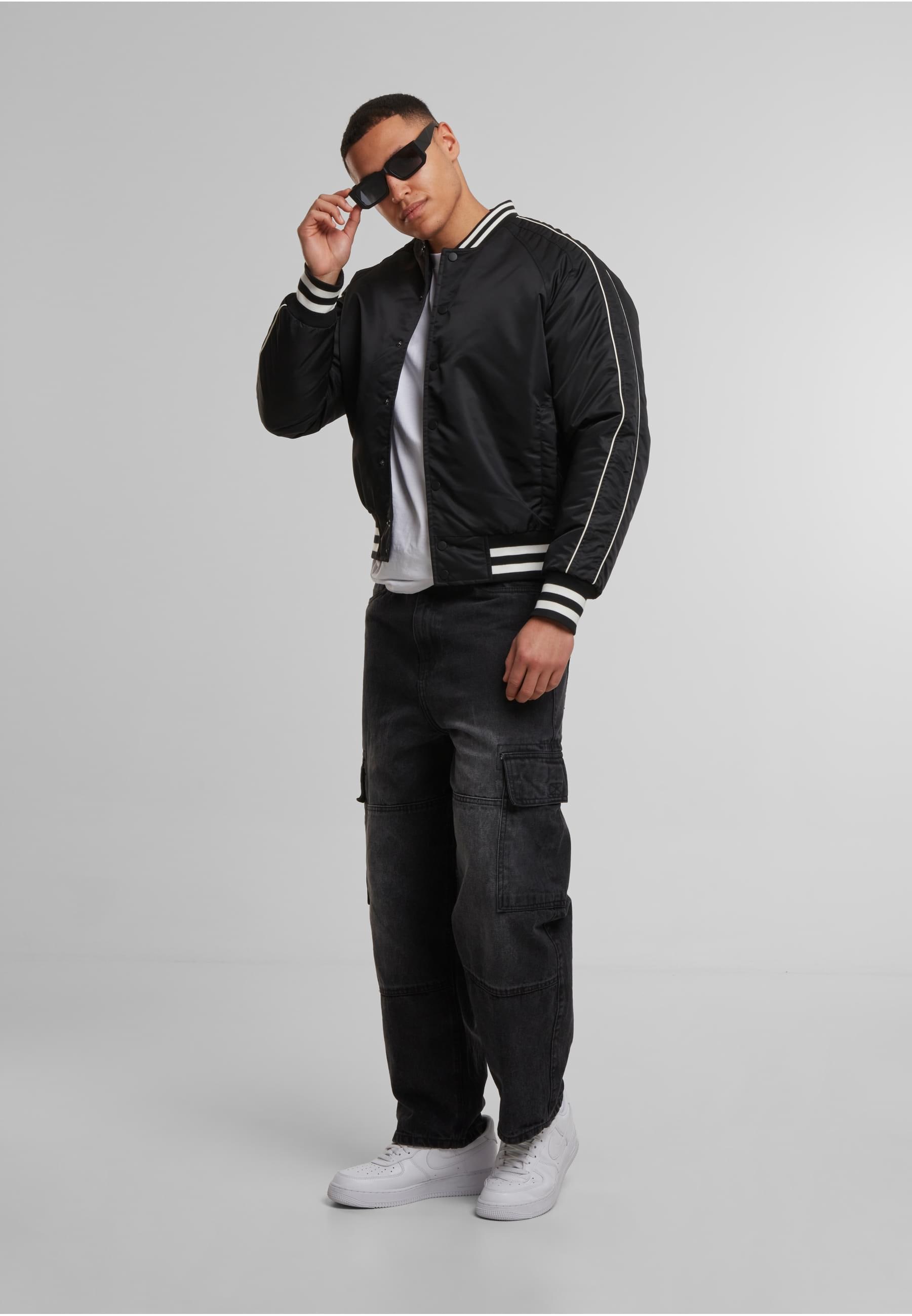URBAN CLASSICS Bomberjacke »Urban Classics Racer Bomber Jacket« 1 Stk. tlg. ohne Kapuze