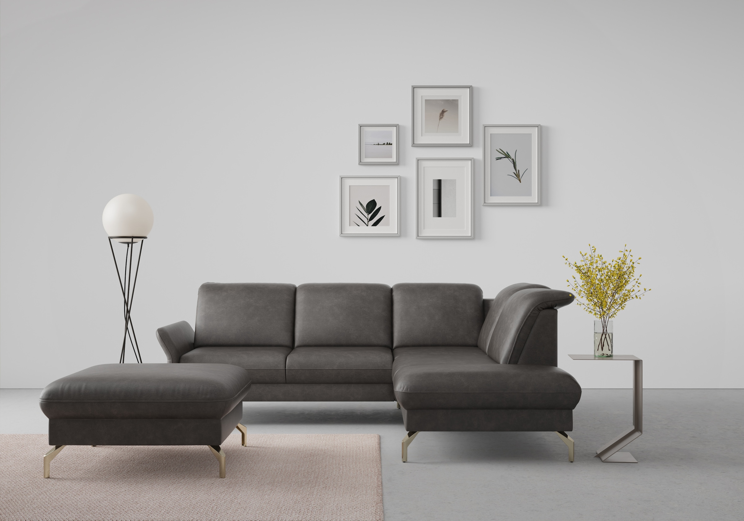 sit&more Ecksofa »Fashion L-Form«, wahlweise mit Kopfteilverstellung, Vorzi günstig online kaufen