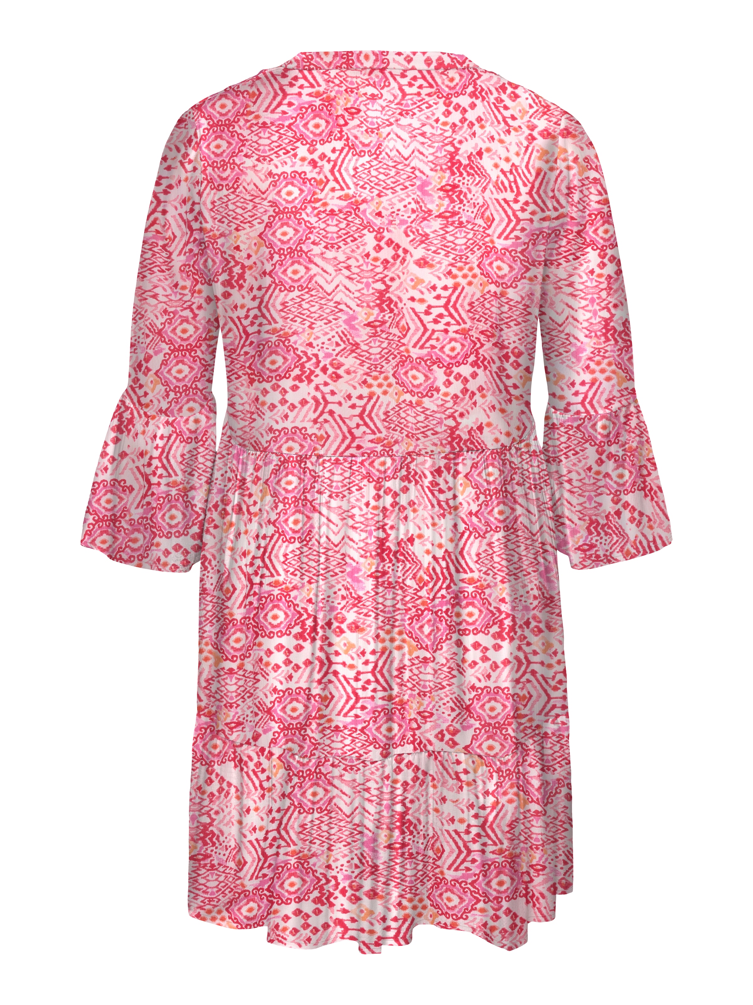 ONLY CARMAKOMA Tunikakleid »CARMARRAKESH LIFE 3/4 TUNIC DRESS AOP«, Sommerkleid