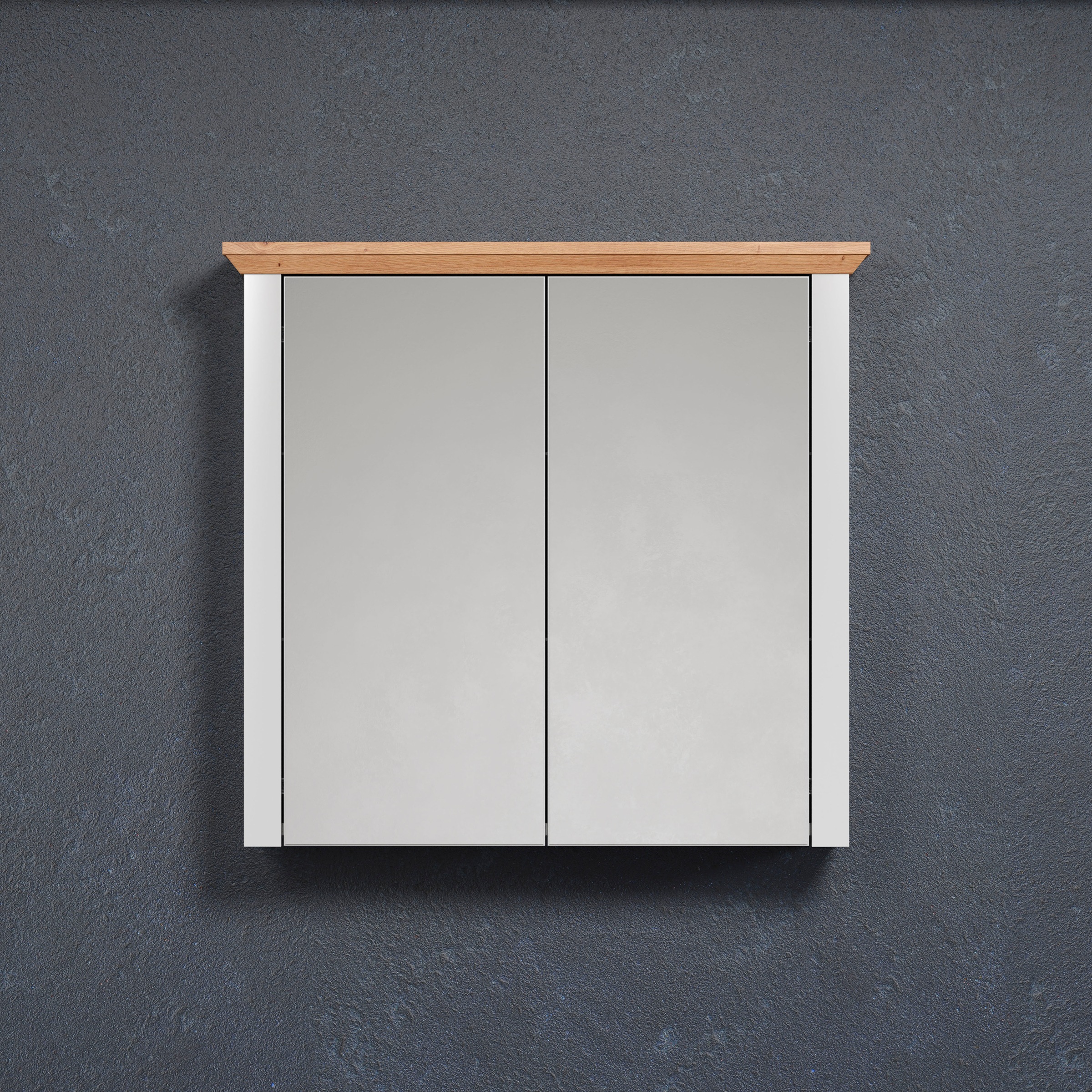 Home affaire Spiegelschrank »Herzwill« Spiegelschrank mit 2 Glasböden - (B/T/H) 78/24/73 cm