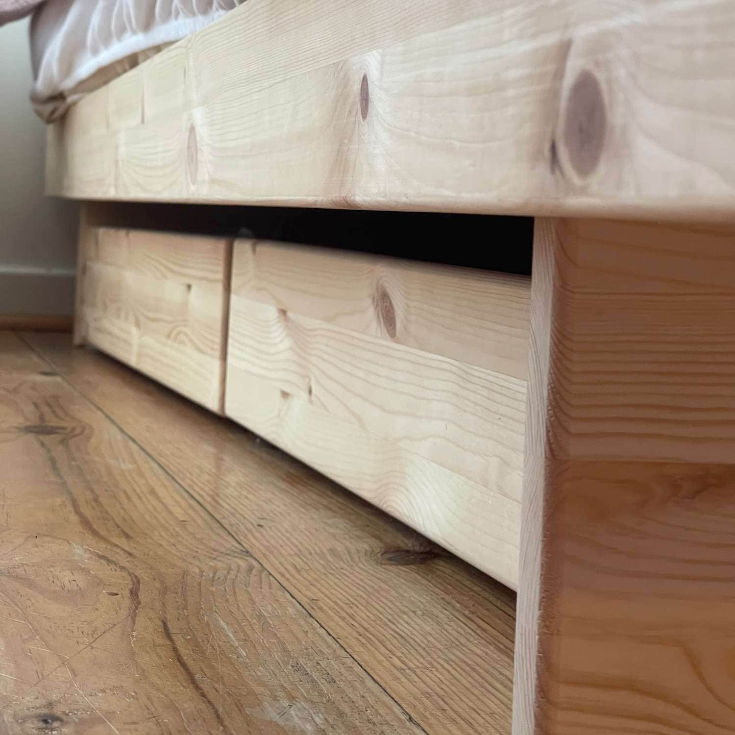 Karup Design Bettgestell »Kanso Bed, Stauraumbett, Bett mit oder ohne Schubladen«, Bett mit/ohne Schubladen, inkl Lattenrost, FSC®zertifiert