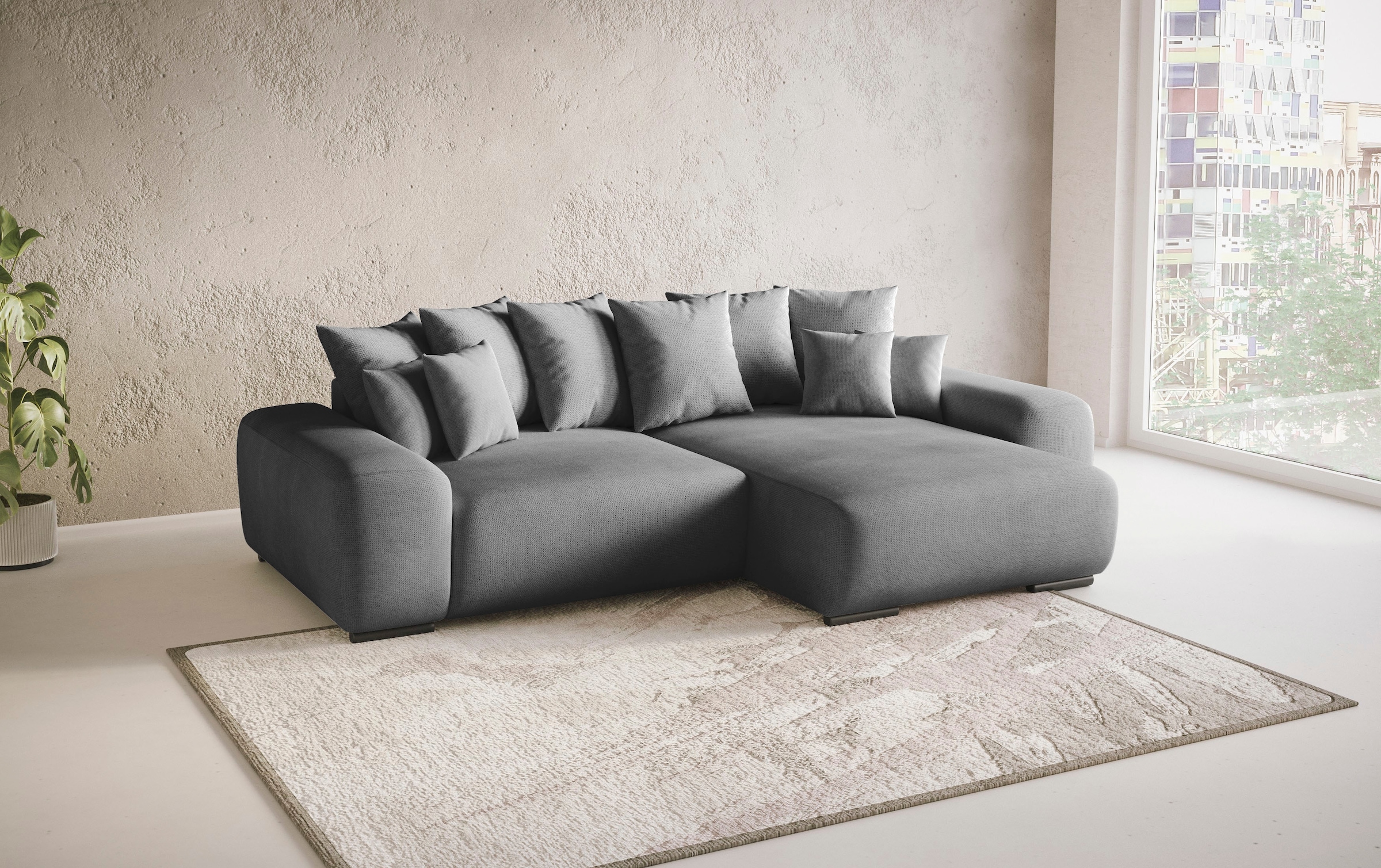Mr. Couch Ecksofa »Sundance L-Form«, Dauerschläfer mit EasyBett-Schlaffunkt günstig online kaufen