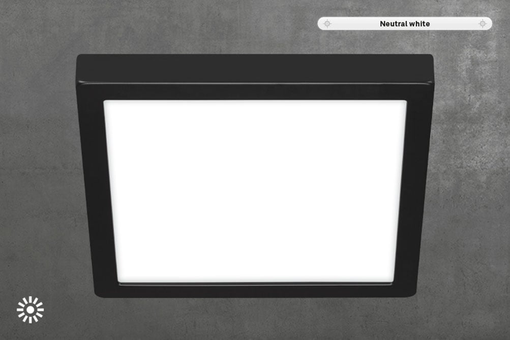 Briloner Leuchten LED Deckenleuchte »FIRE BLACK« günstig online kaufen