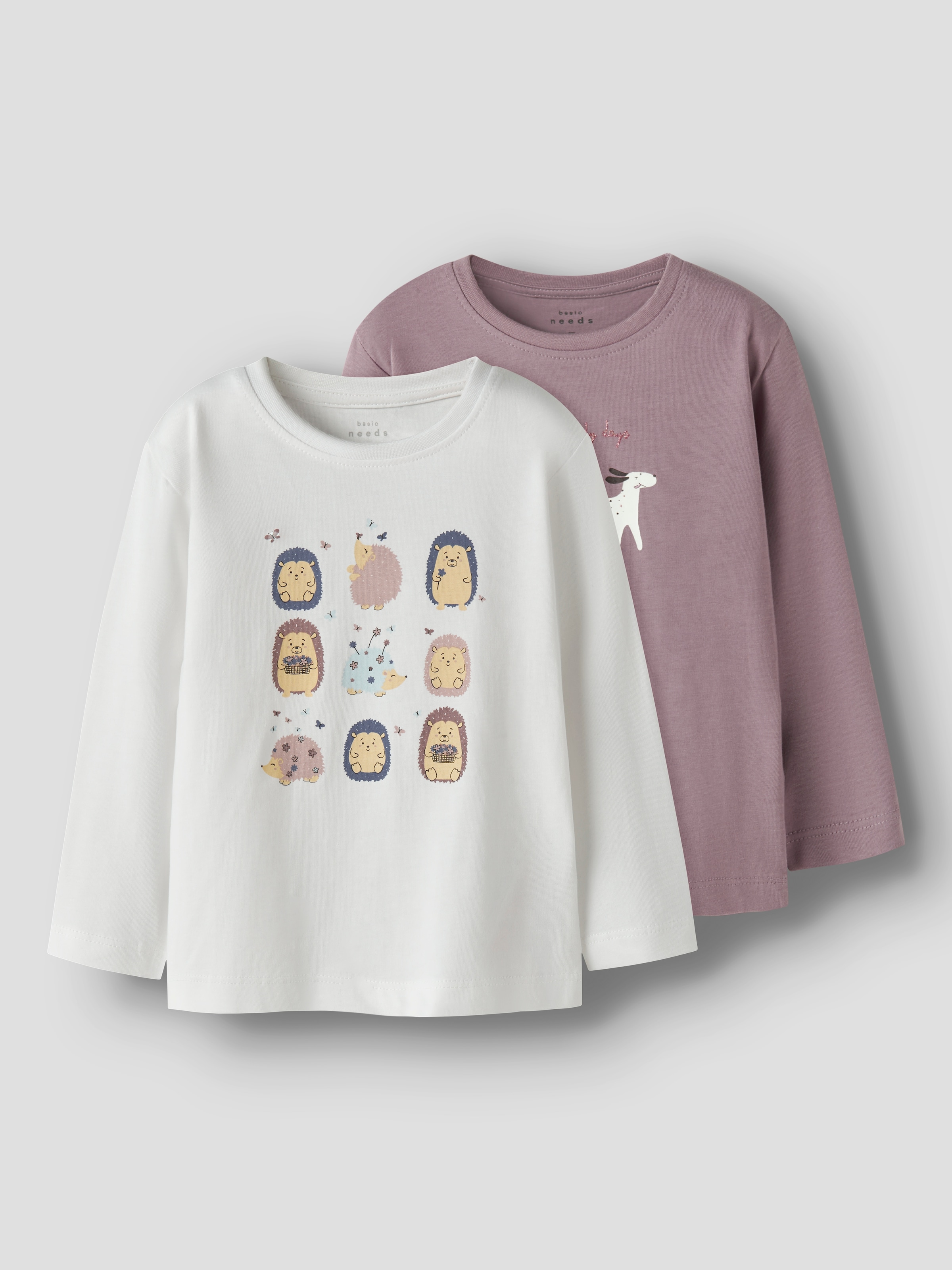 Name It Langarmshirt »NMFVEEN 2P LS NREG TOP«, (Packung, 2 tlg.)