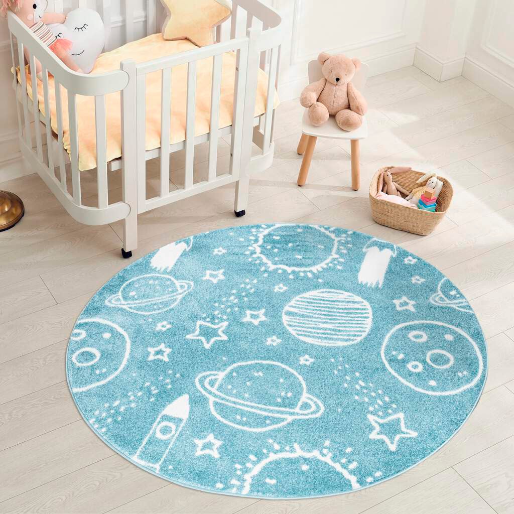 Carpet City Kinderteppich »ANIME912«, rund, 11 mm Höhe, Kinderzimmer Teppic günstig online kaufen