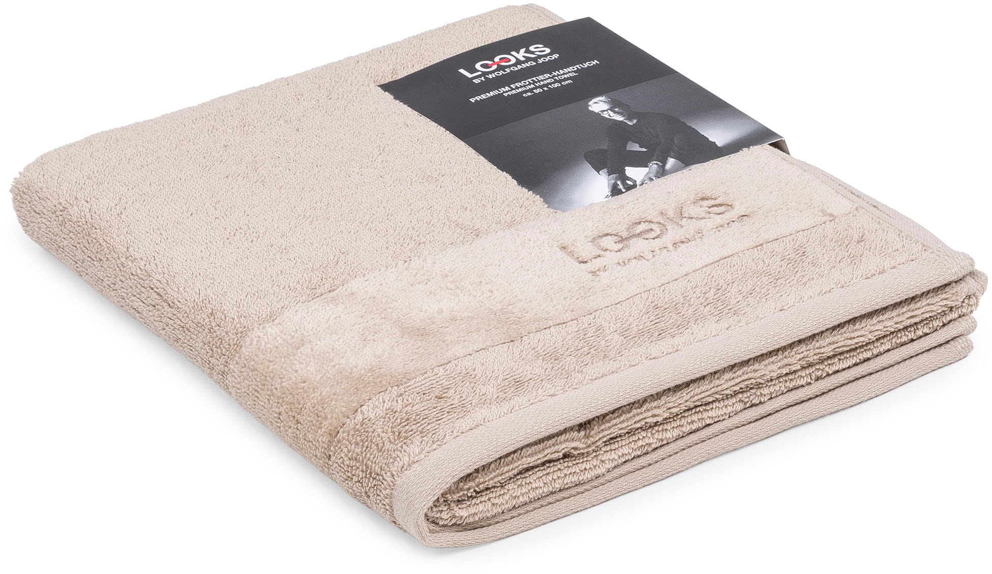 LOOKS by Wolfgang Joop Handtuch »LOOKS« mit Logobestickung