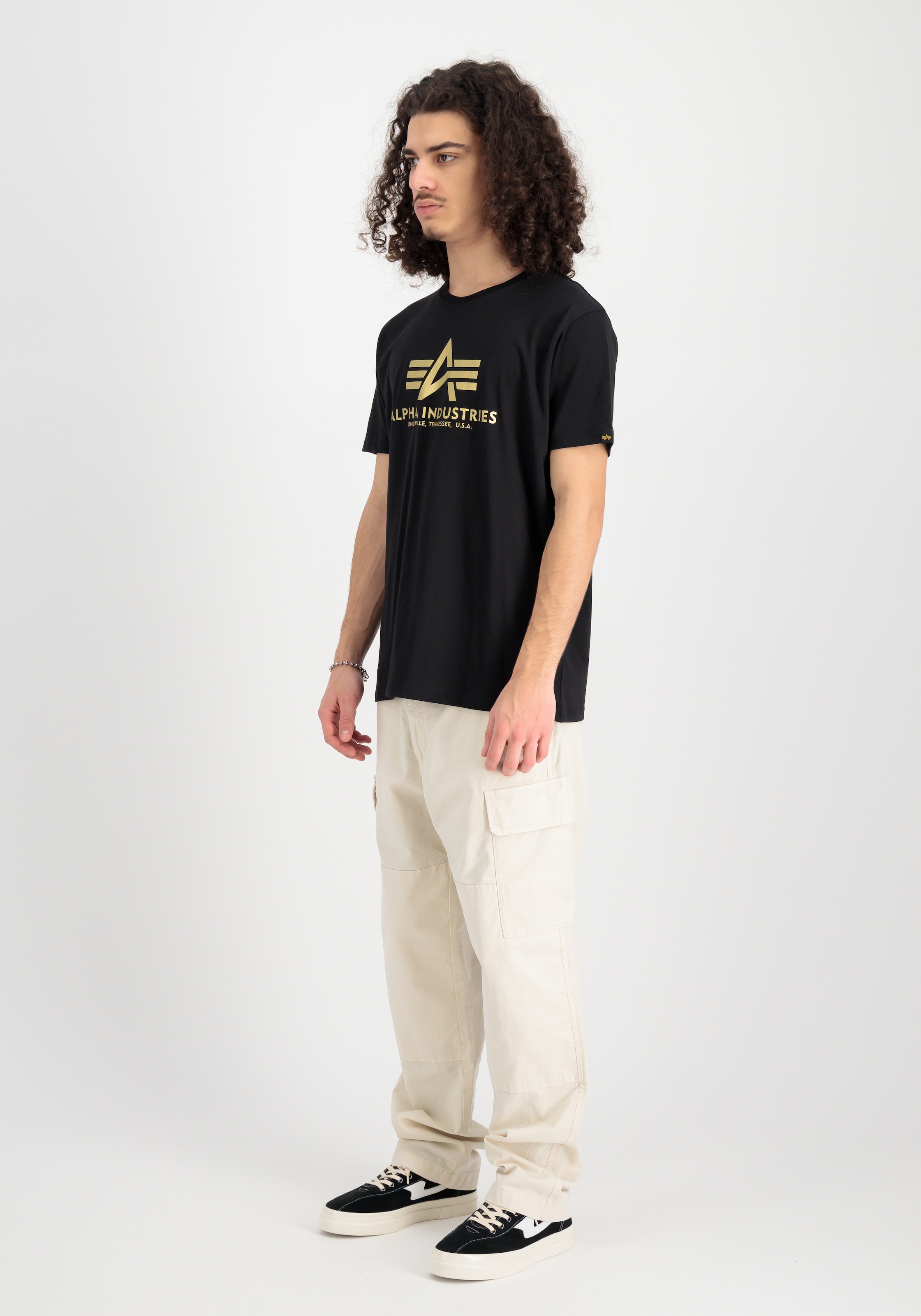 Alpha Industries Rundhalsshirt »Basic T Carbon«