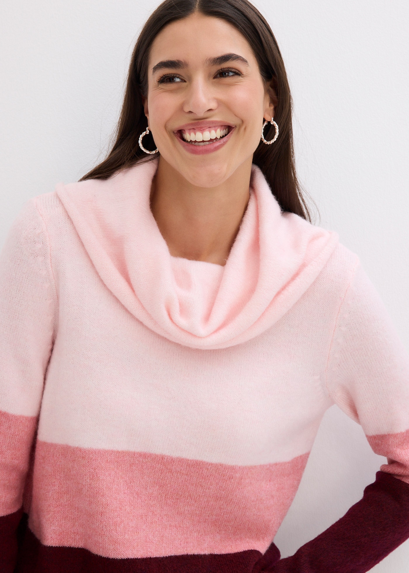 bonprix Rollkragenpullover »Rollkragenpullover« mit Elasthan-Anteil, mit Wasserfallkragen, lockere Passform