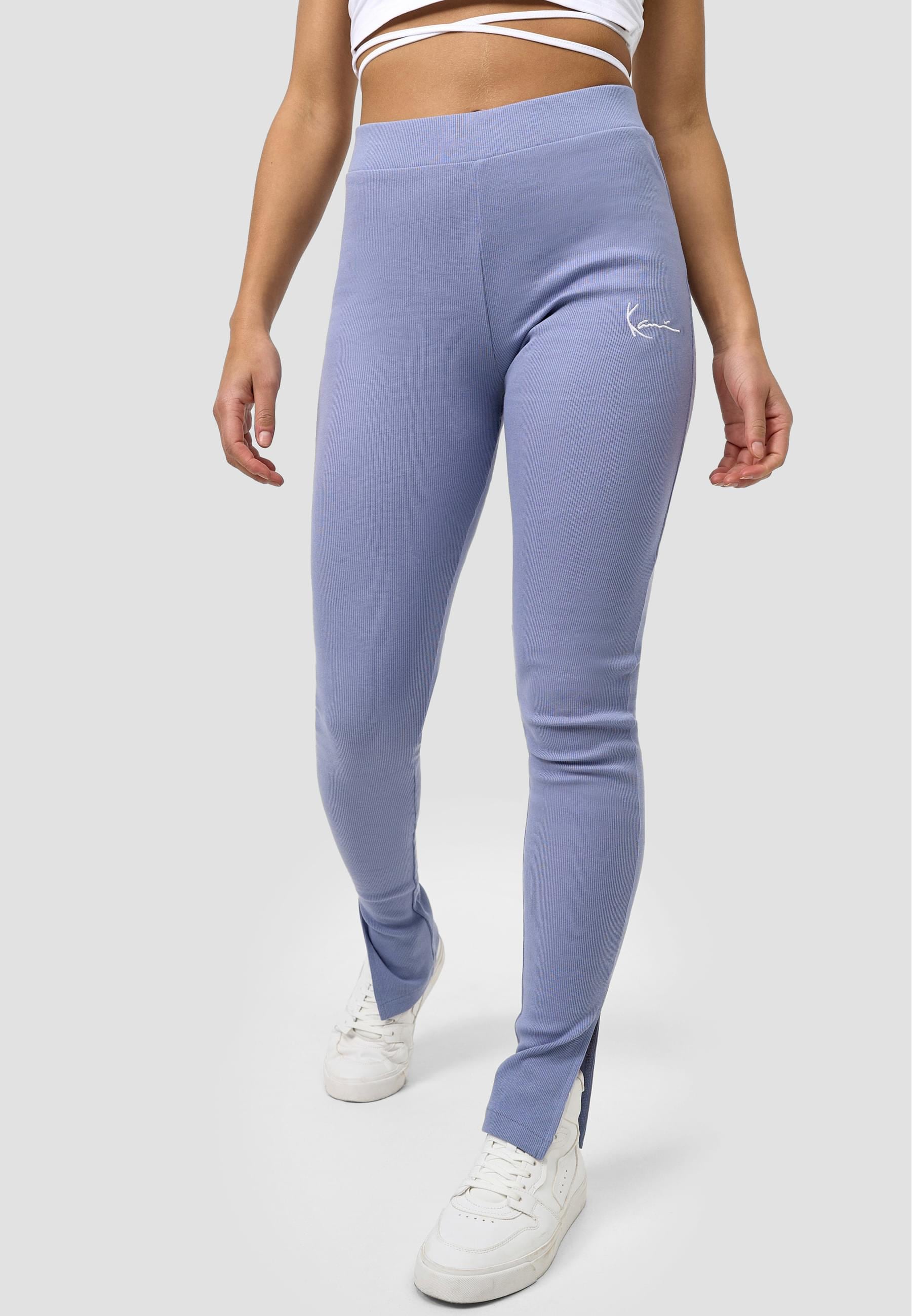 Karl Kani Leggings »Karl Kani Damen KW221-023-1 Small Signature Slit Rib Leggings«