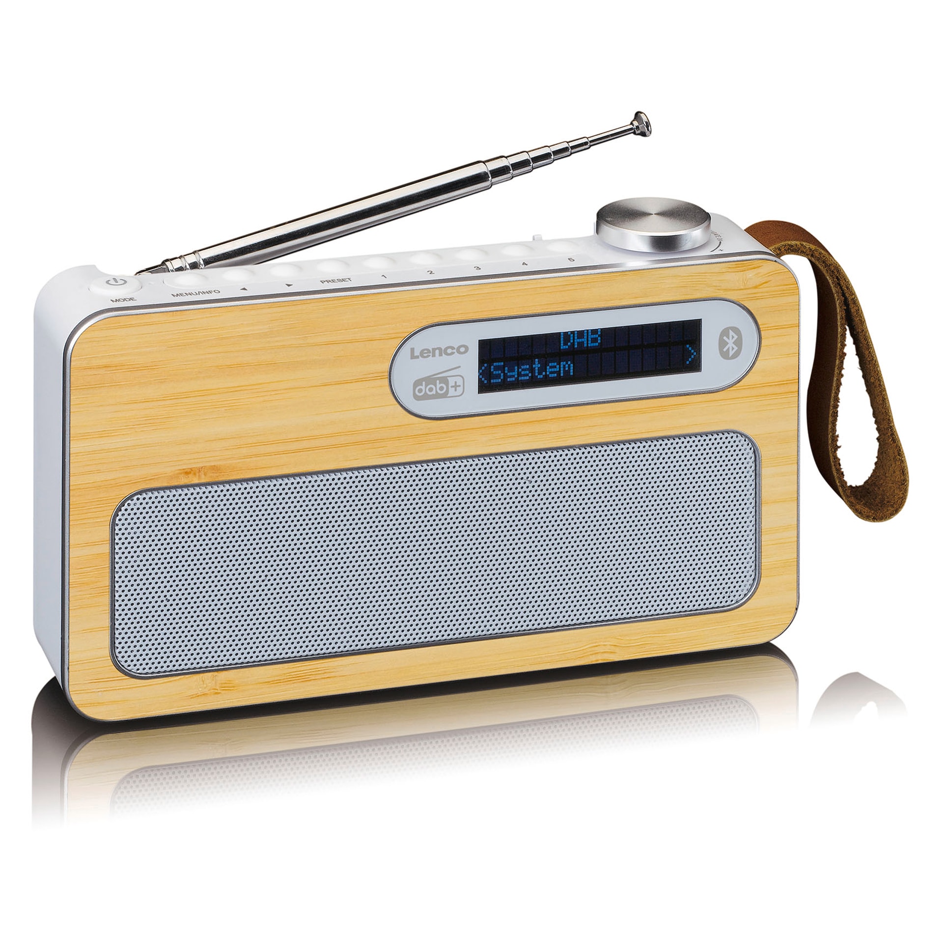 (DAB+) Rechnung FM kaufen Digitalradio (Digitalradio Radio »Tragbares Lenco DAB+/ auf (DAB+) BT«, mit