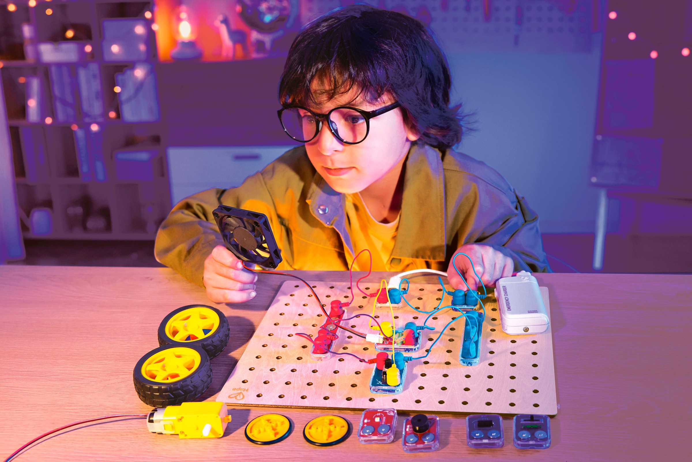 Hape Experimentierkasten »Forscher Schaltkreise-Set Basic«