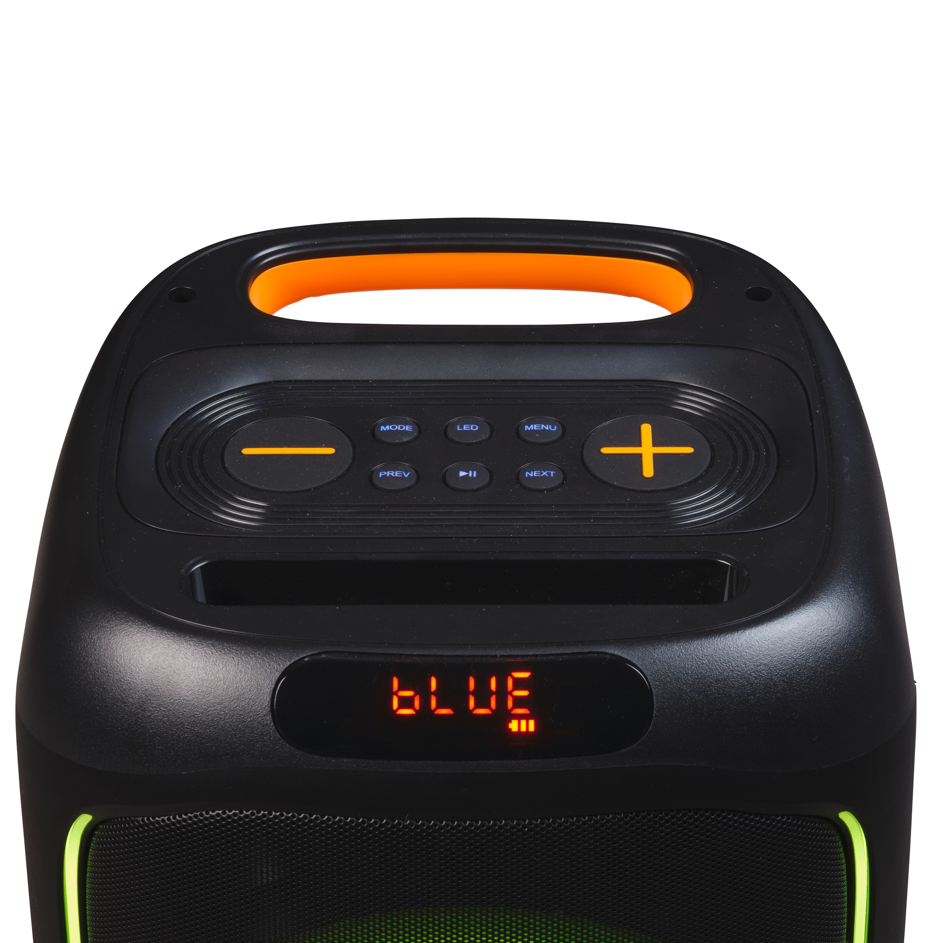 Denver Party-Lautsprecher »BPS-165 mit LED«, 20 W RMS, kabelgebundenes Mikrofon inklusive, USB, microSD-Steckplatz