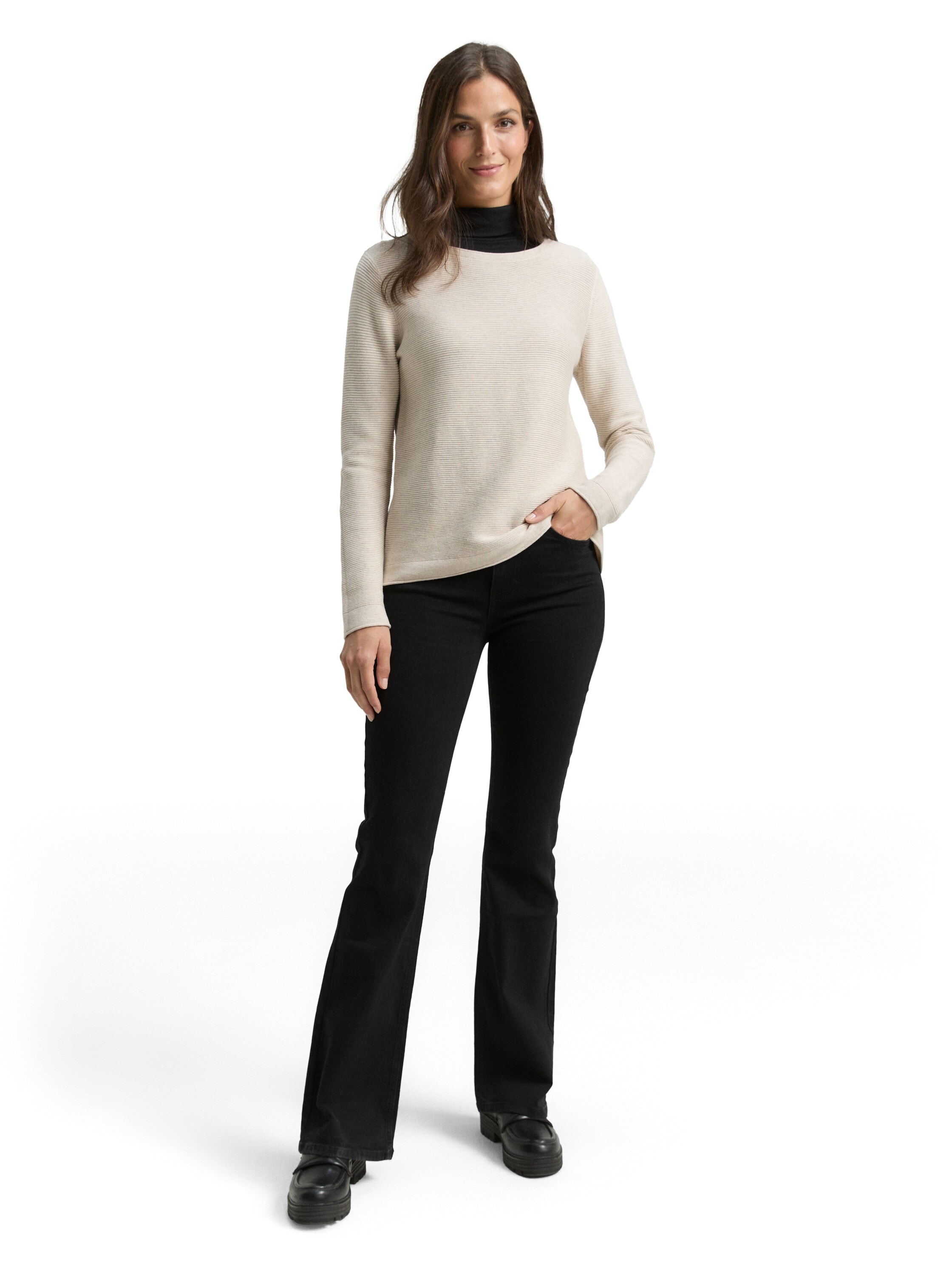 TOM TAILOR Schlagjeans »TTSTELLA Bootcut« mit Schlag und Stretch
