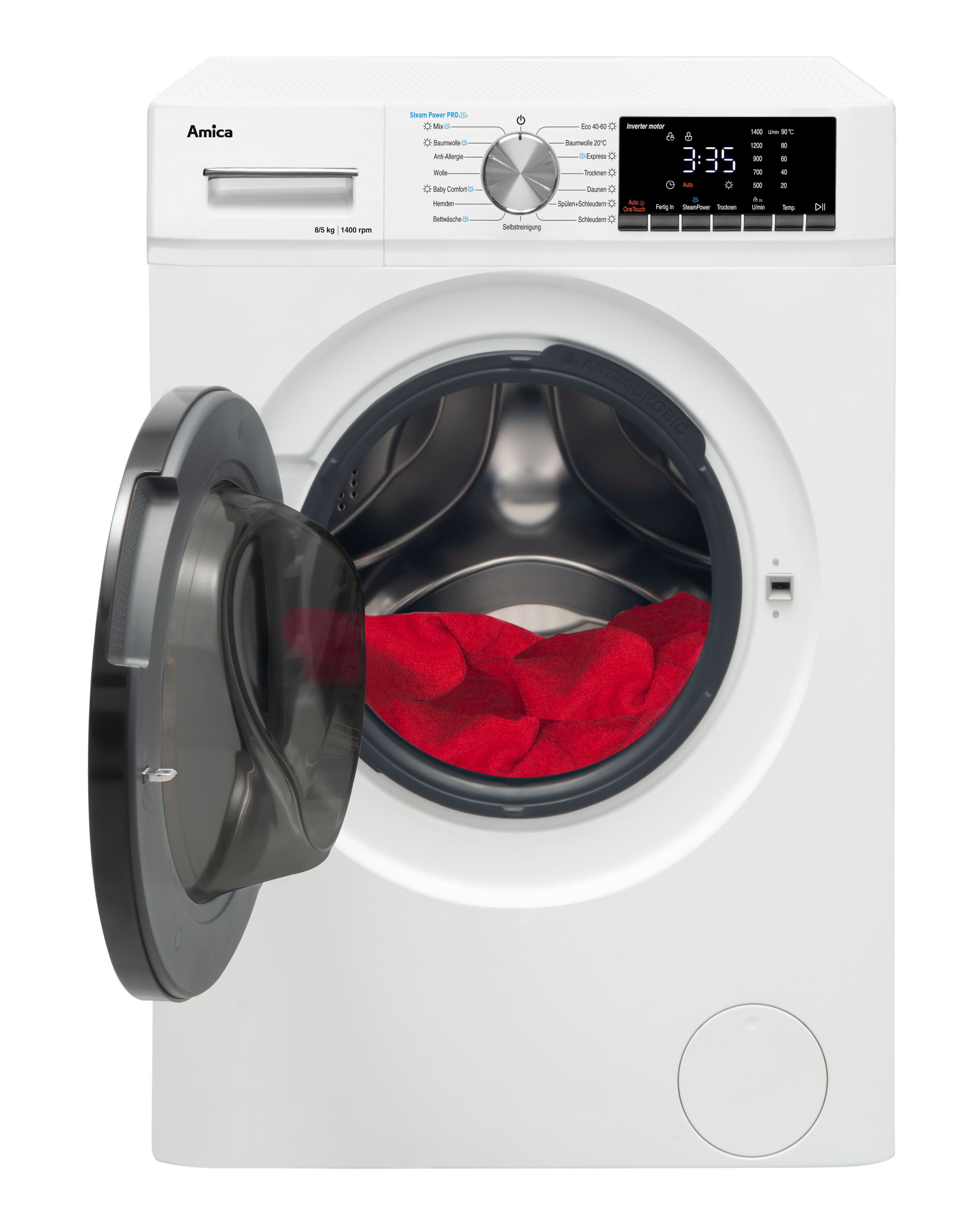 Amica Waschtrockner »WAT 404 600« 8 kg /8 kg 76 dB(A) Waschen & Trocknen in einem – maximaler Komfort
