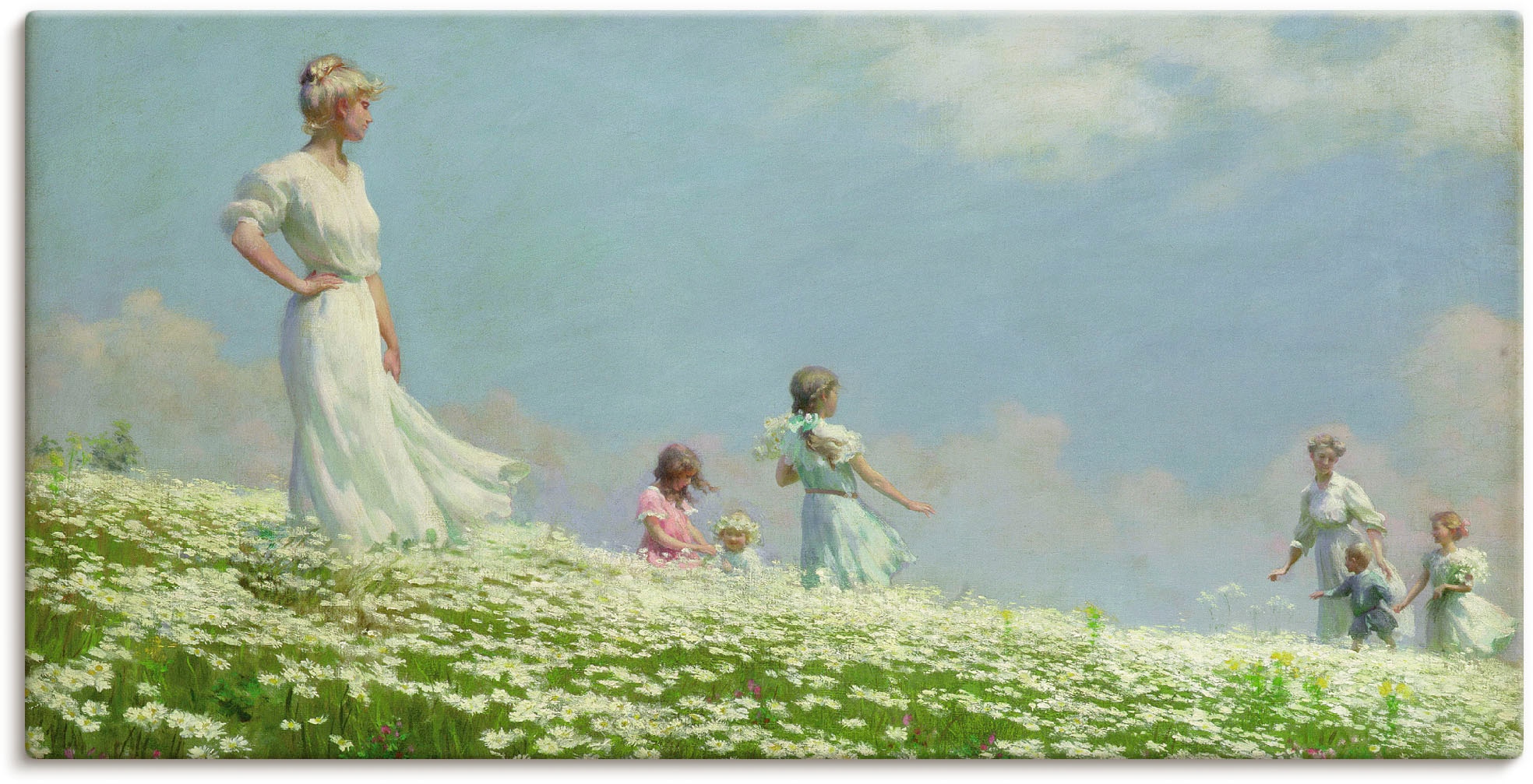 Artland Wandbild »Sommer. 1906« Gruppen & Familien 1 Stk. tlg. als Leinwand günstig online kaufen
