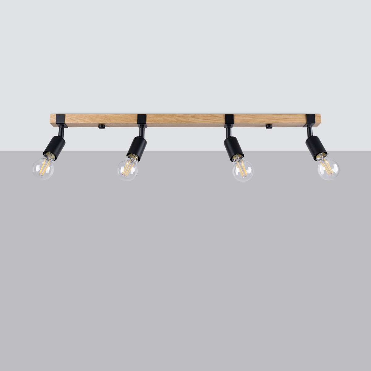 SOLLUX lighting Deckenleuchte »ZUCA«, 4 flammig, Leuchtmittel E27   ohne Le günstig online kaufen