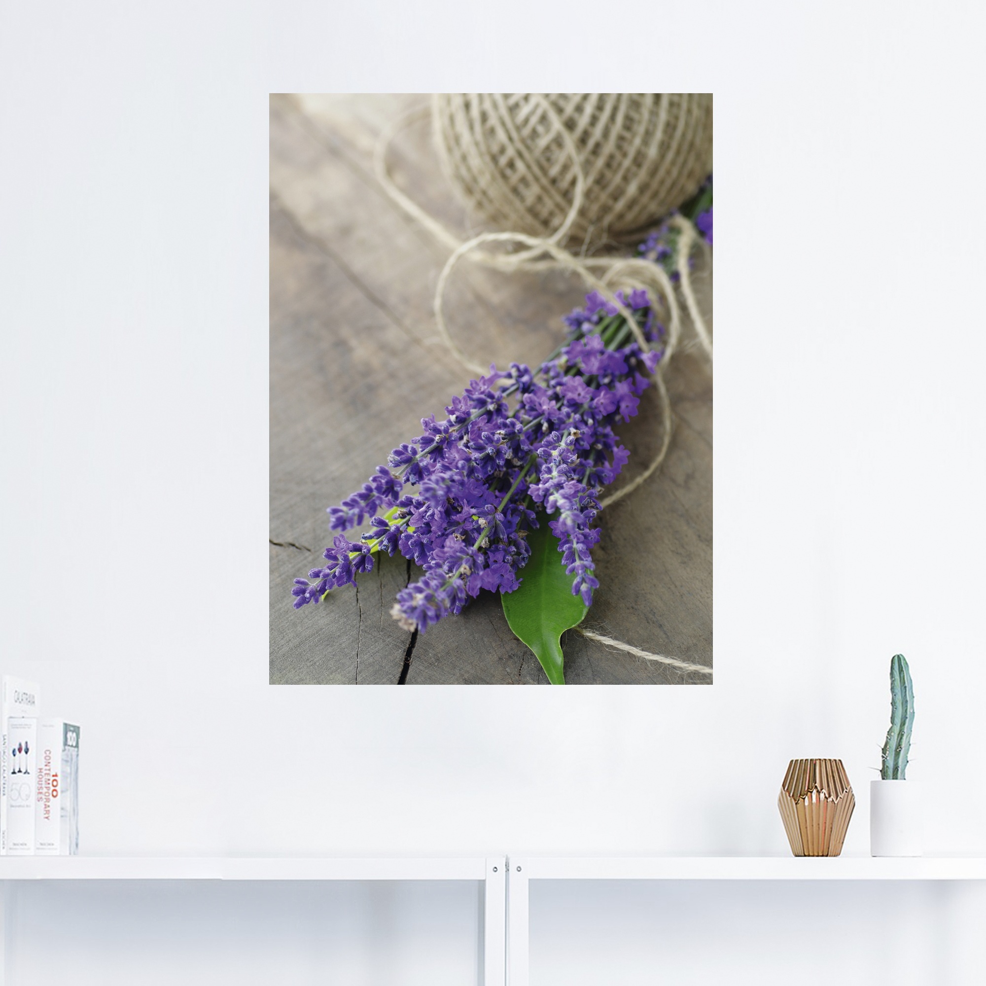 Artland Wandbild »Lavendel Strauß«, Blumen, (1 St.), als Leinwandbild, Poster, Wandaufkleber in verschied. Größen