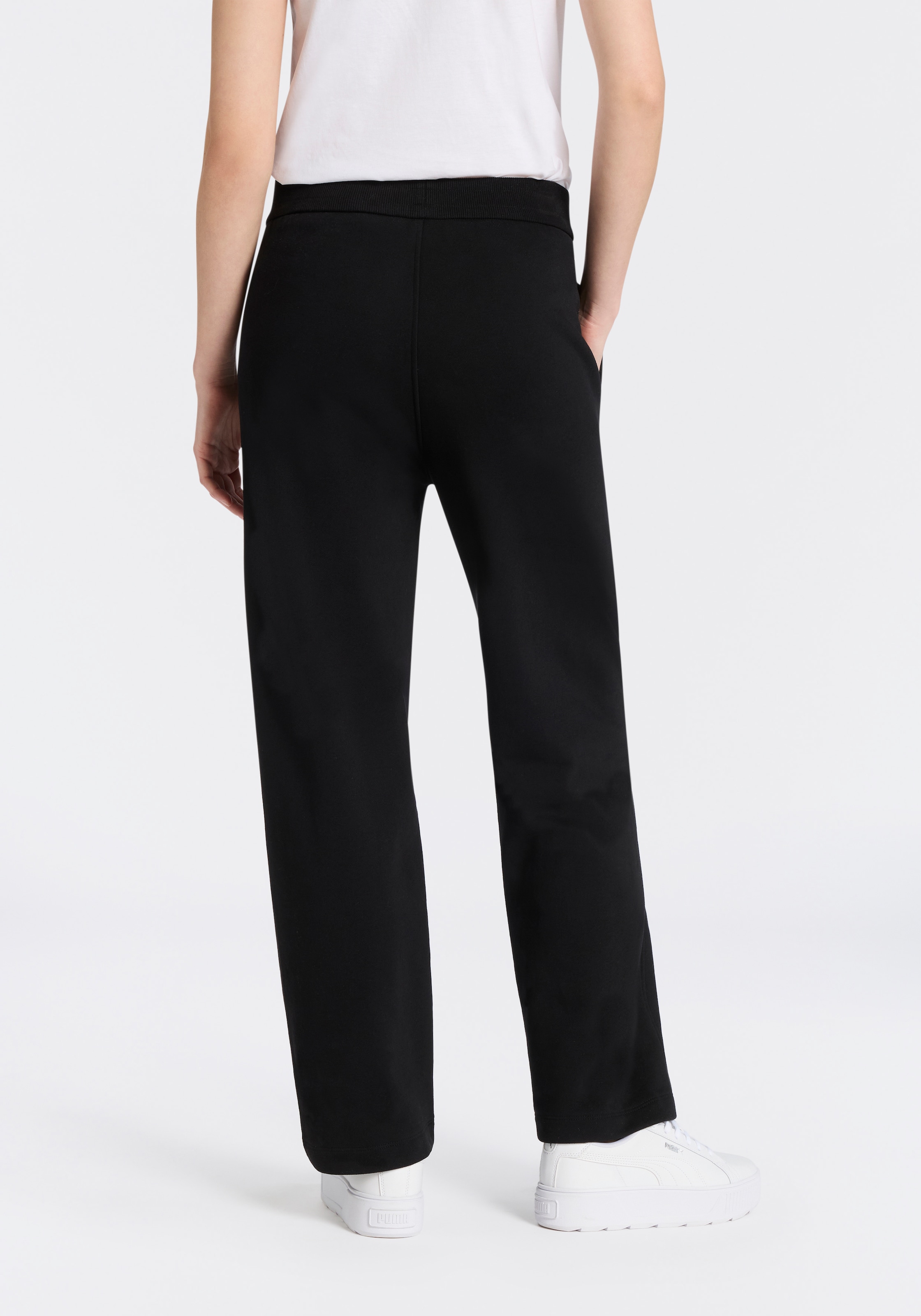 BOSS ORANGE Jogger Pants »Endless Premium Damenmode«  mit geripptem Bund, gerade geschnitten