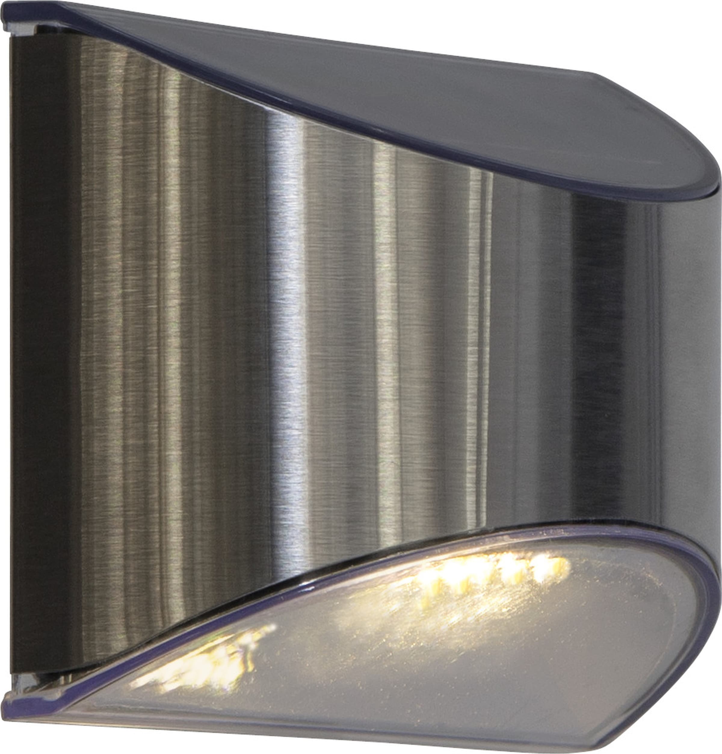 Parforce Traditional Hunting LED Solarleuchte »Solar-Wandleuchte Wandy« LED-Board 2 Stk. Warmweiß 2er-Set, kompakte Wandleuchten, 10 lm, Dämmerungssensor