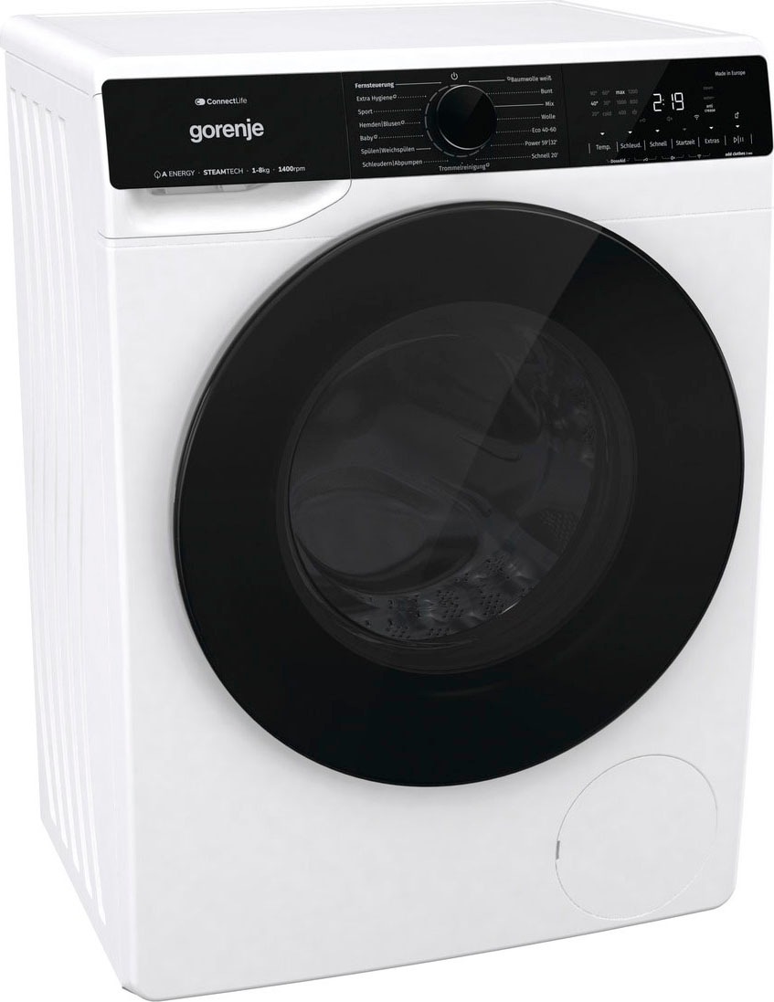 GORENJE Waschmaschine »WPNA84SATSWIFI«, 8 kg, 1400 U/min, SlimLine - nur 46 günstig online kaufen