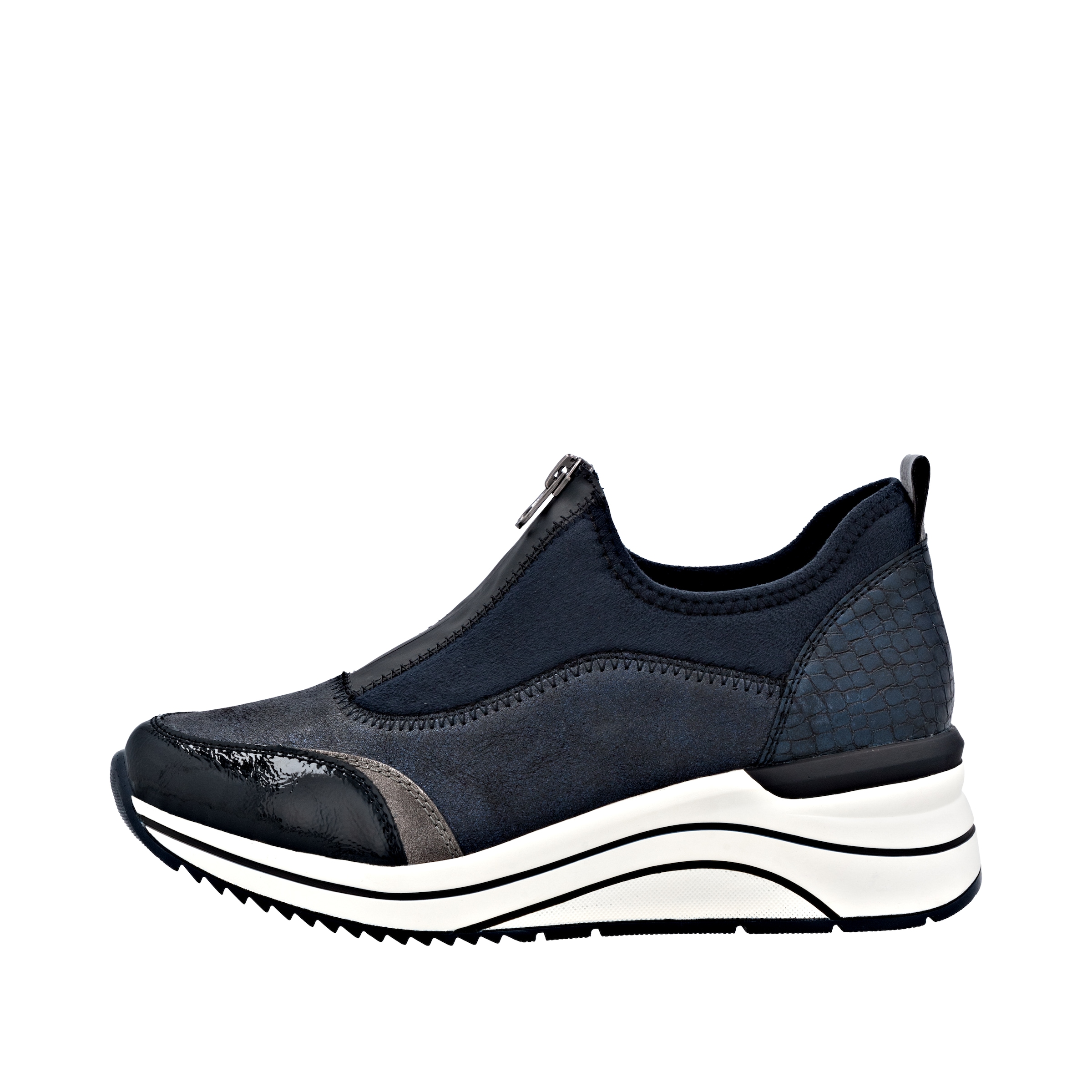 Remonte Slip-On Sneaker »Elisabeth Hurley-Collection«, Keilsneaker, Slipper, Schlupfschuh, Freizeitschuh, vegan