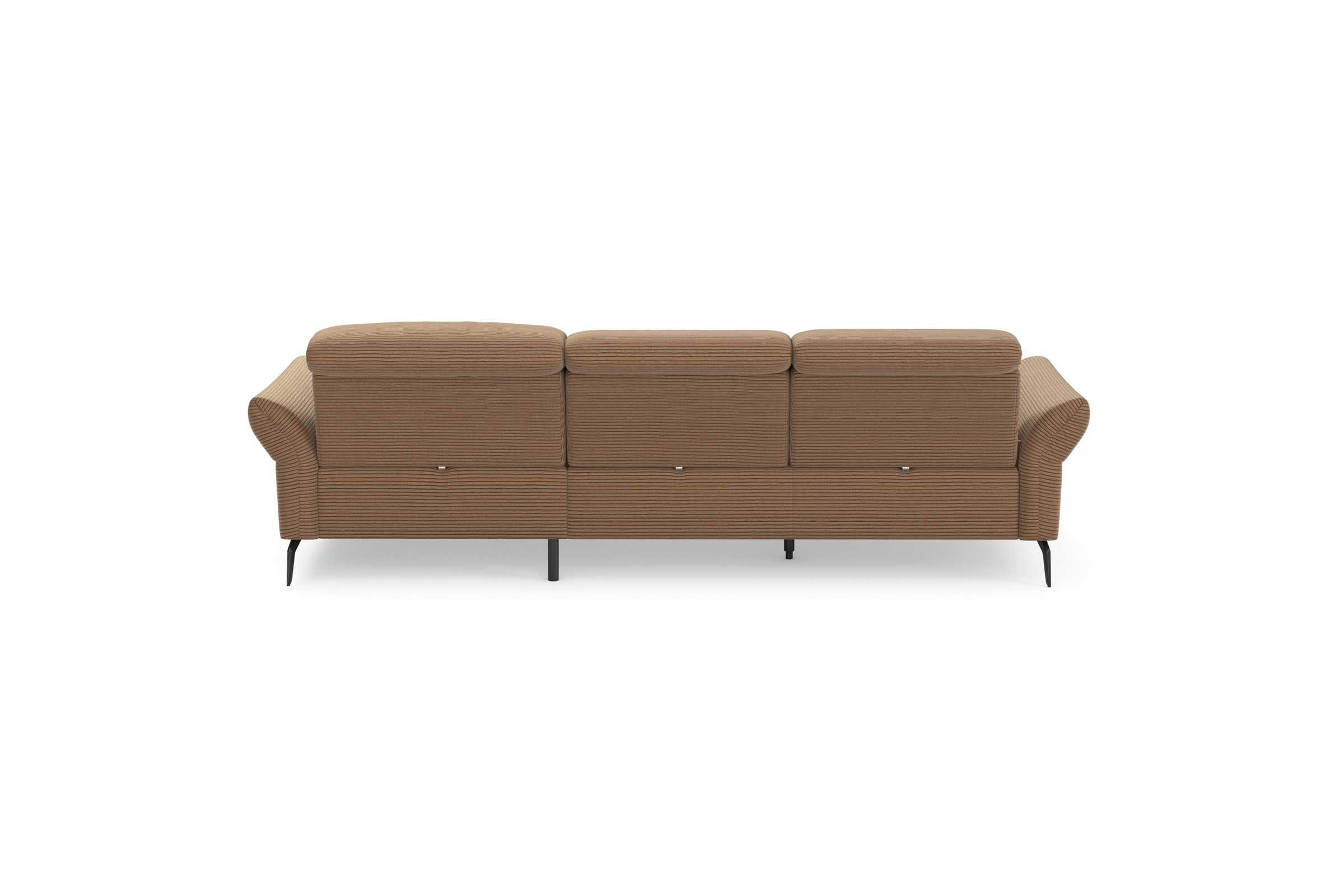 INOSIGN Ecksofa »Coco L-Form«, Sitztiefen-, Arm- und Kopfteilverstellung, Cord-Bezug, Fußhöhe 15 cm
