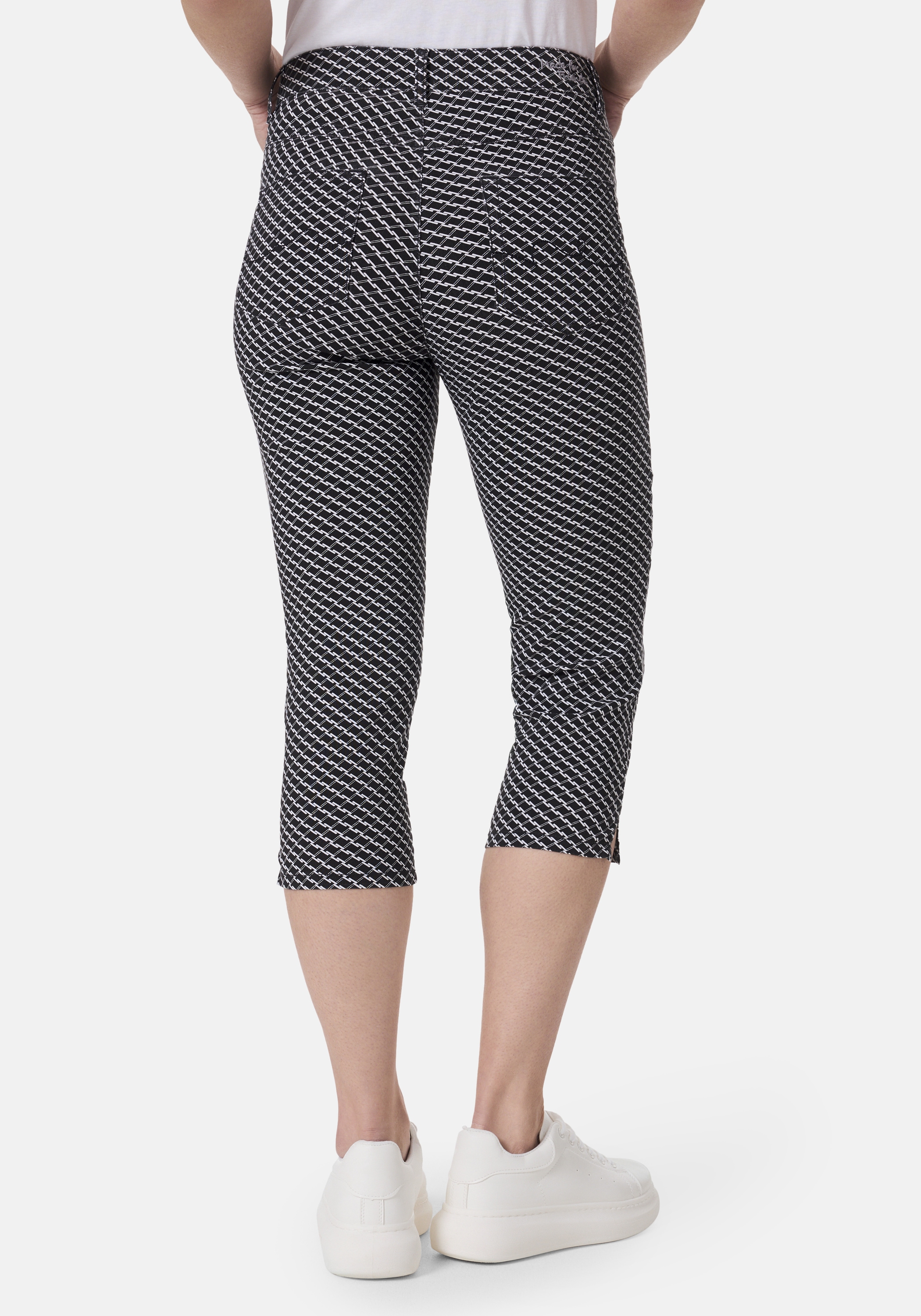 STOOKER WOMEN 7/8-Hose »Tahiti Print Capri Slim Fit«, Capri Slim Fit Casual Clean Wash für Damen