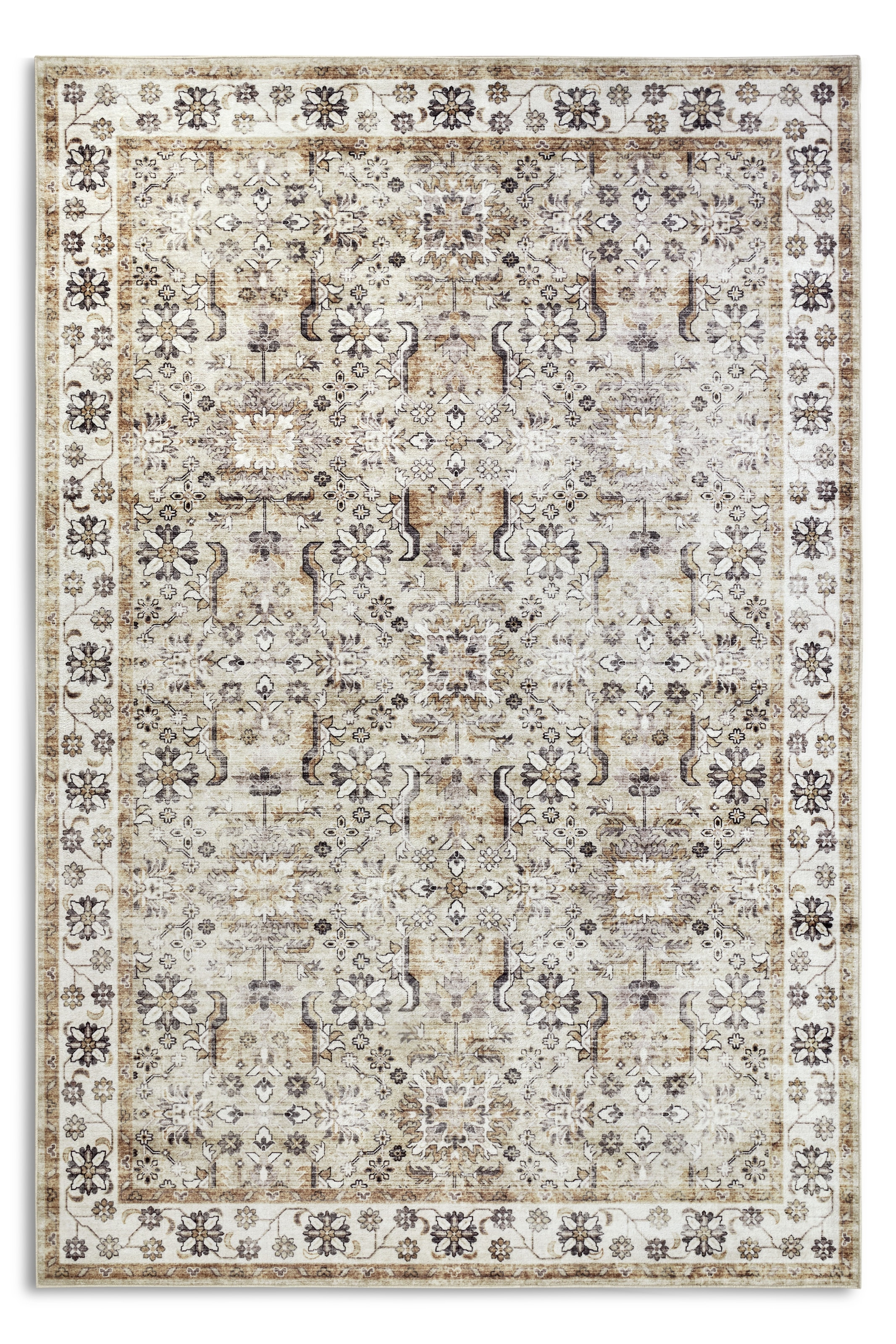 ELLE DECORATION Teppich »Saveh«, rechteckig, 5 mm Höhe, Kurzflor, Anti Rutsch, Vintage, Klassisch, Wohnzimmer, Flur