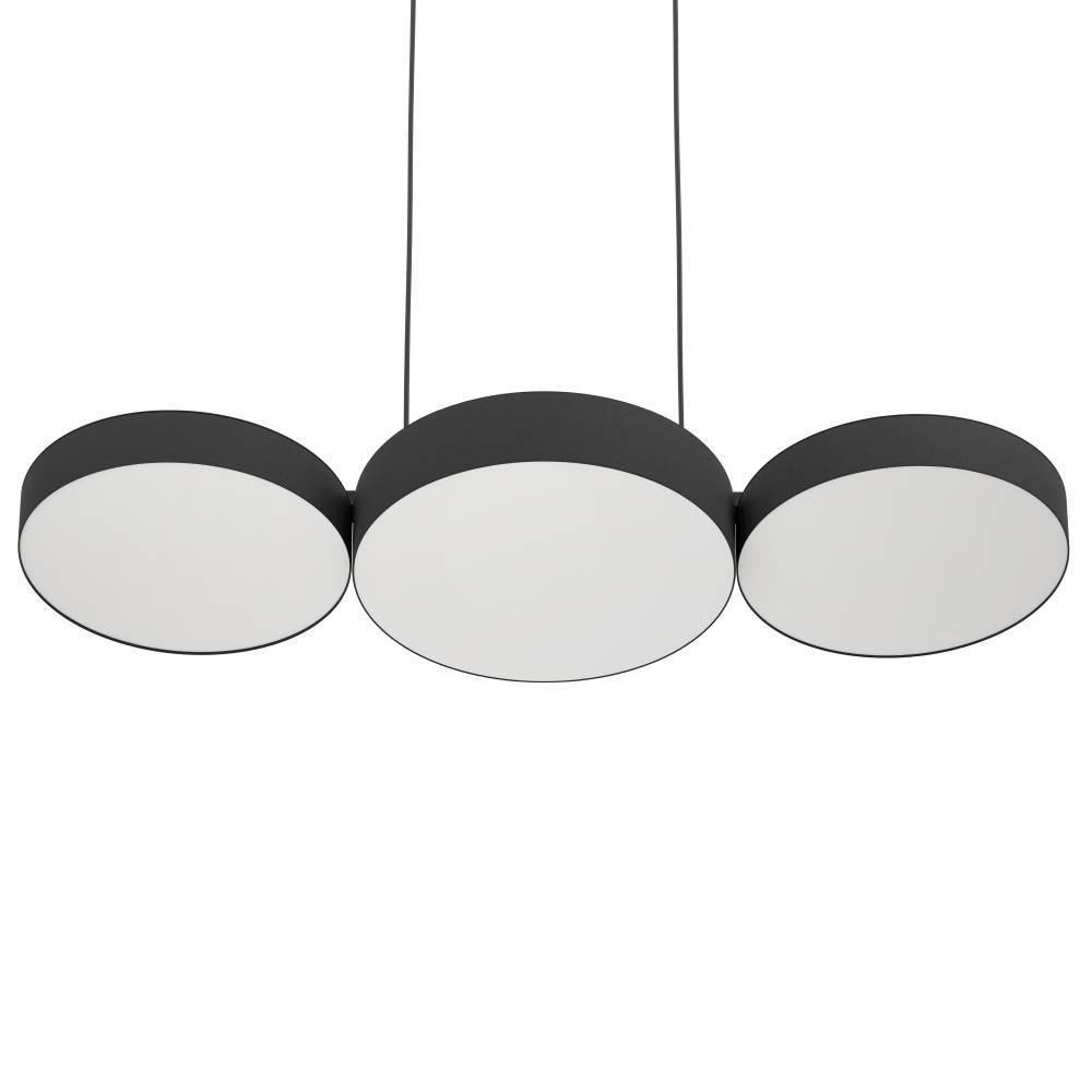 EGLO Hängeleuchte »BARBANO-Z Hängelampe, schwarz weiß, ZigBee 3.0, Disco-Modus, Timer«, 3 flammig, Leuchtmittel LED-Modul | LED fest integriert, App und Sprachsteuerung Alexa, ‎82 x 30 x 110 cm, exkl. Fernbedienung
