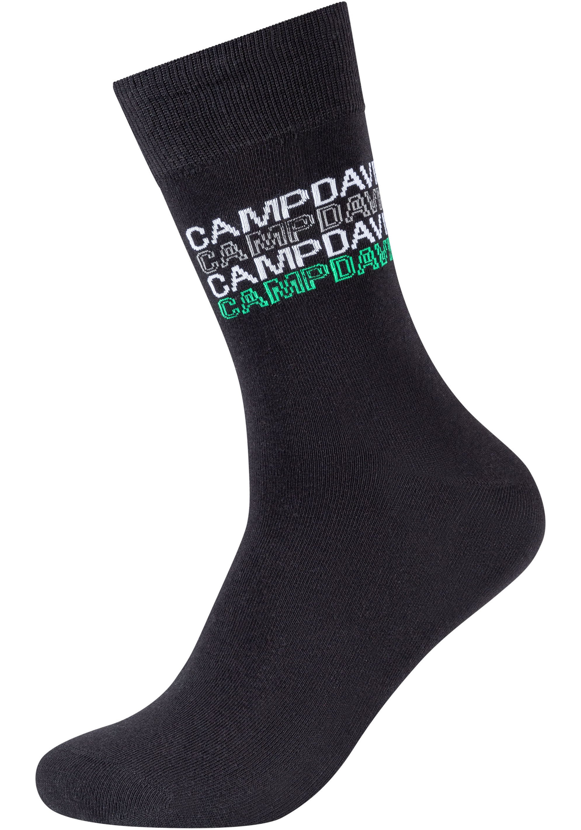CAMP DAVID Socken »casual«, (4 Paar), mit Markenlogo