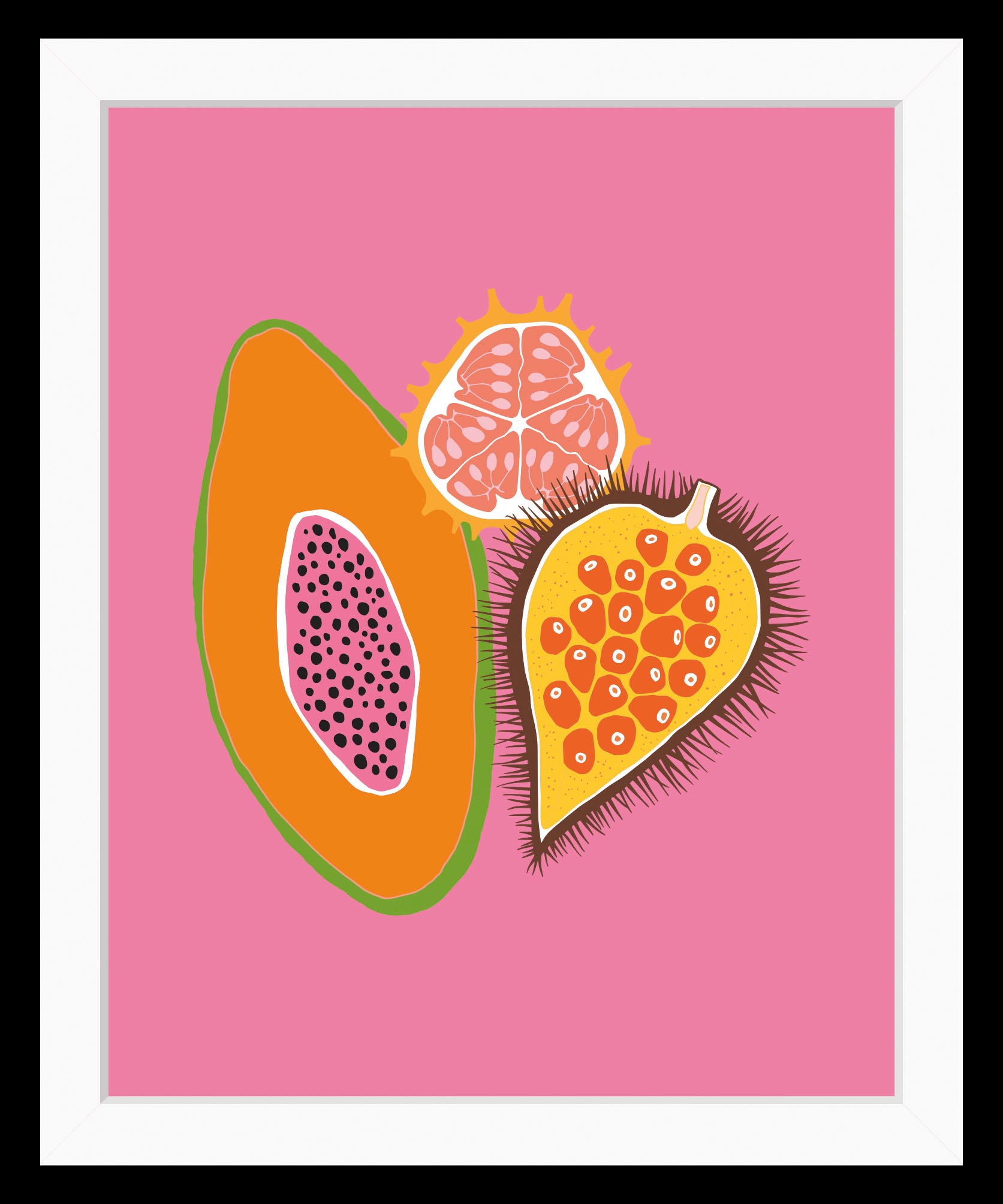 queence Bild »Merlin«, Obst-Obst Bilder-Lebensmittel-Essen-Kunst-Figuren, ( günstig online kaufen