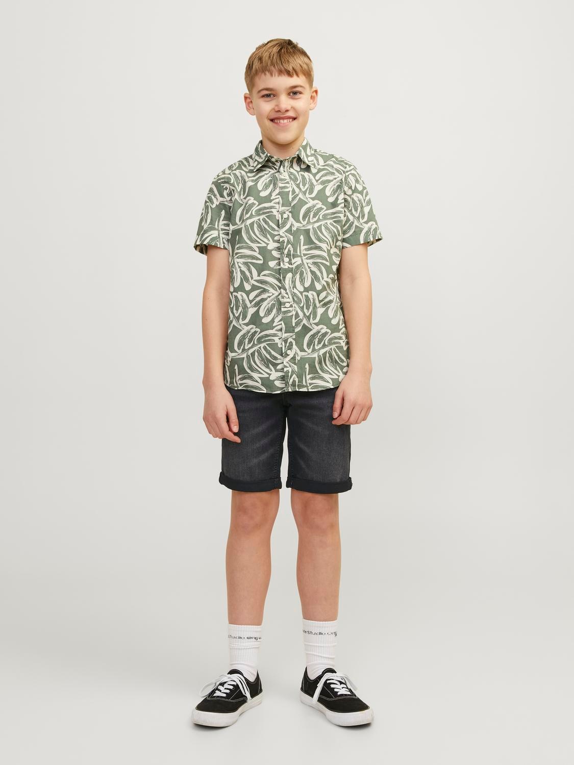 Jack & Jones Junior Bermudas »JJIRICK JJORIGINAL SHORTS MF 2350 SN JNR«, mit Umschlagsaum