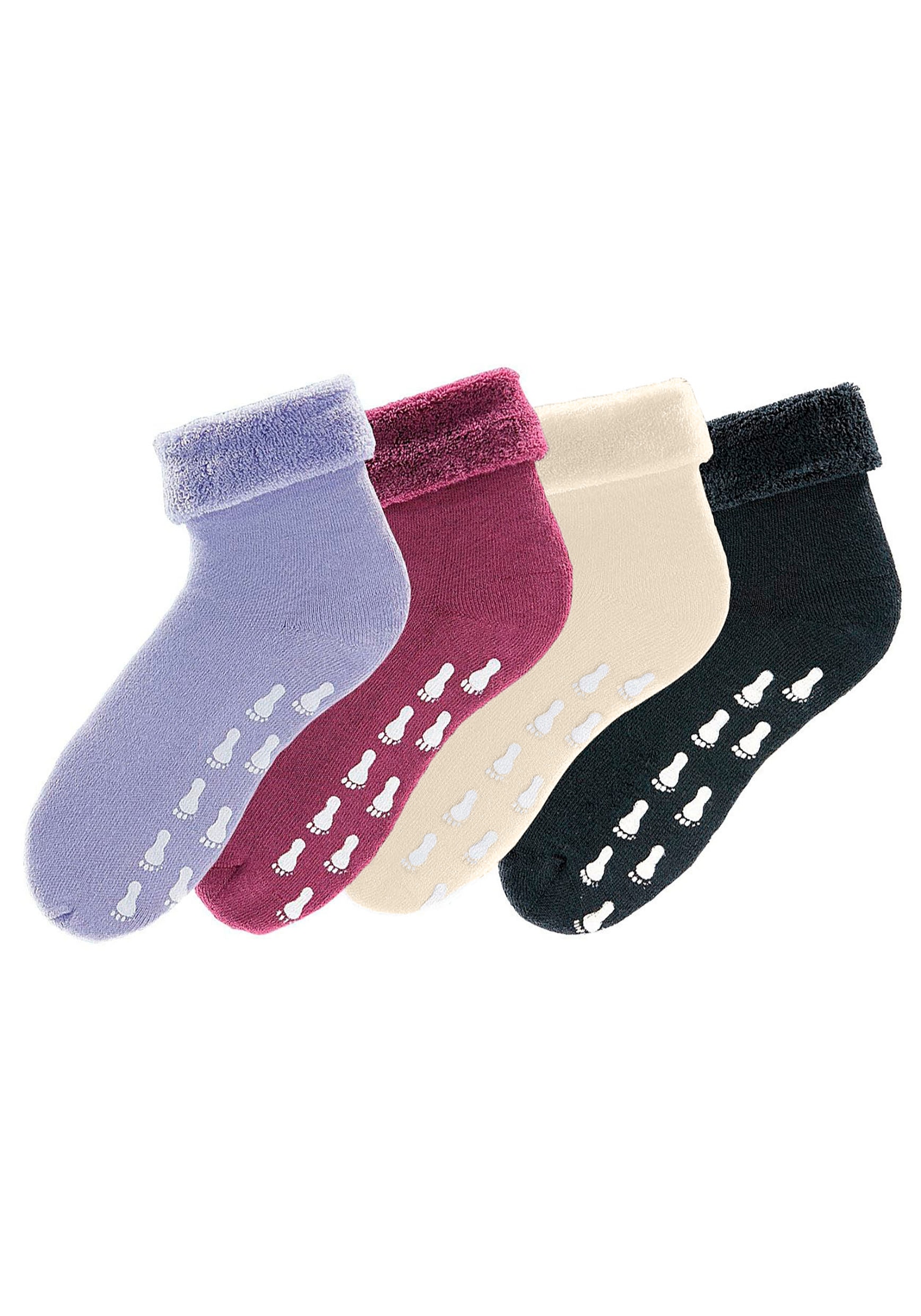 Go in ABS-Socken, (4 Paar), mit Antirutschsohle und Vollfrottee günstig  kaufen