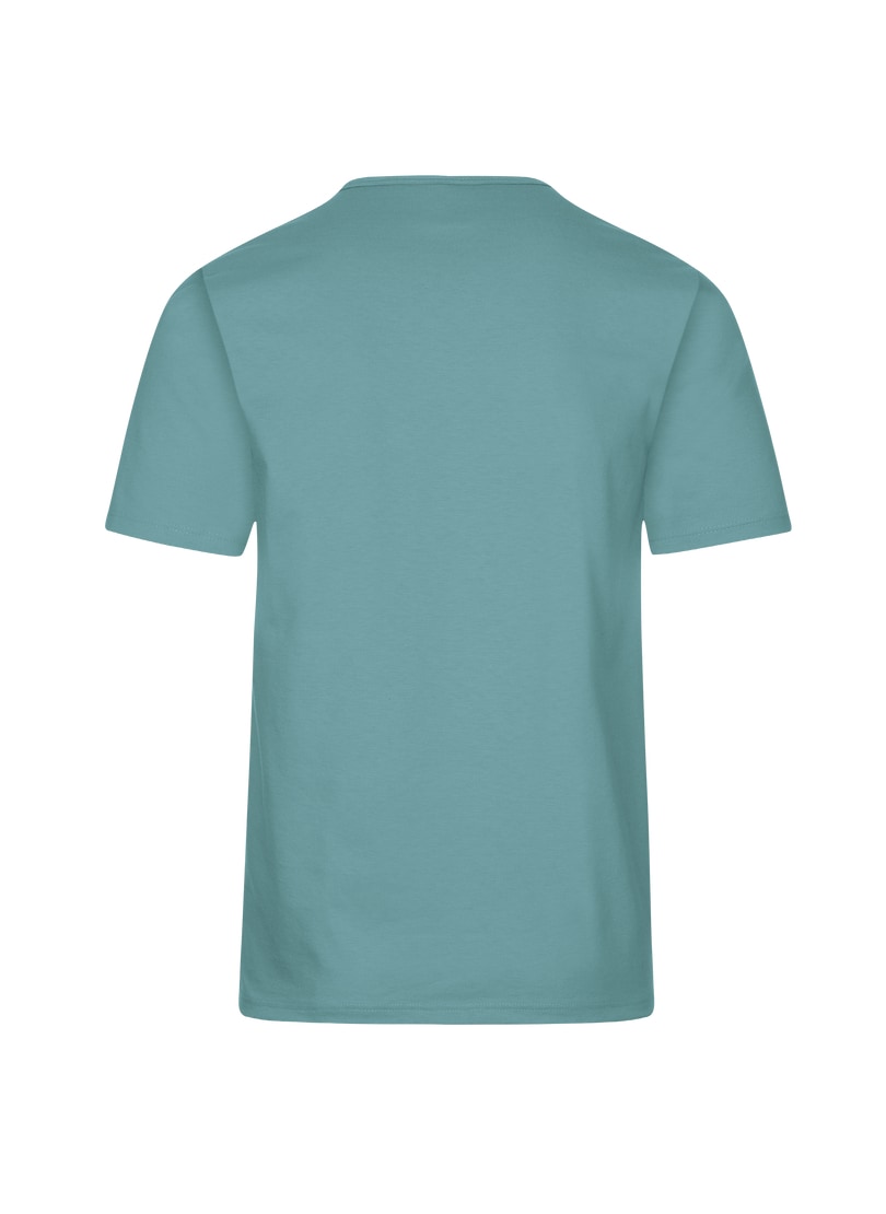 Trigema T-Shirt »TRIGEMA T-Shirt mit Knopfleiste DELUXE Baumwolle«, (1 tlg.)